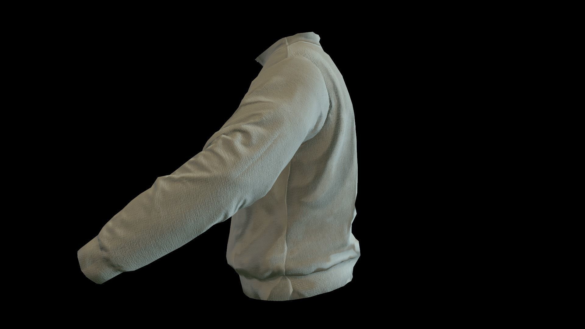 jacket 5 Low-poly 3D model_7