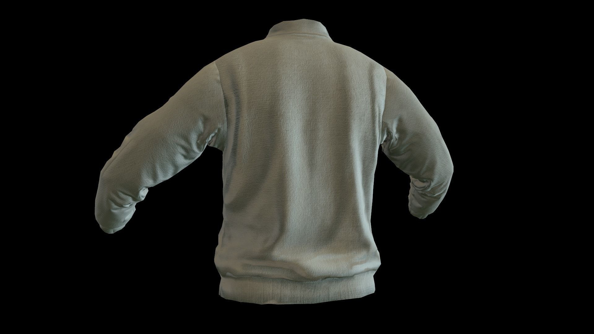 jacket 5 Low-poly 3D model_8