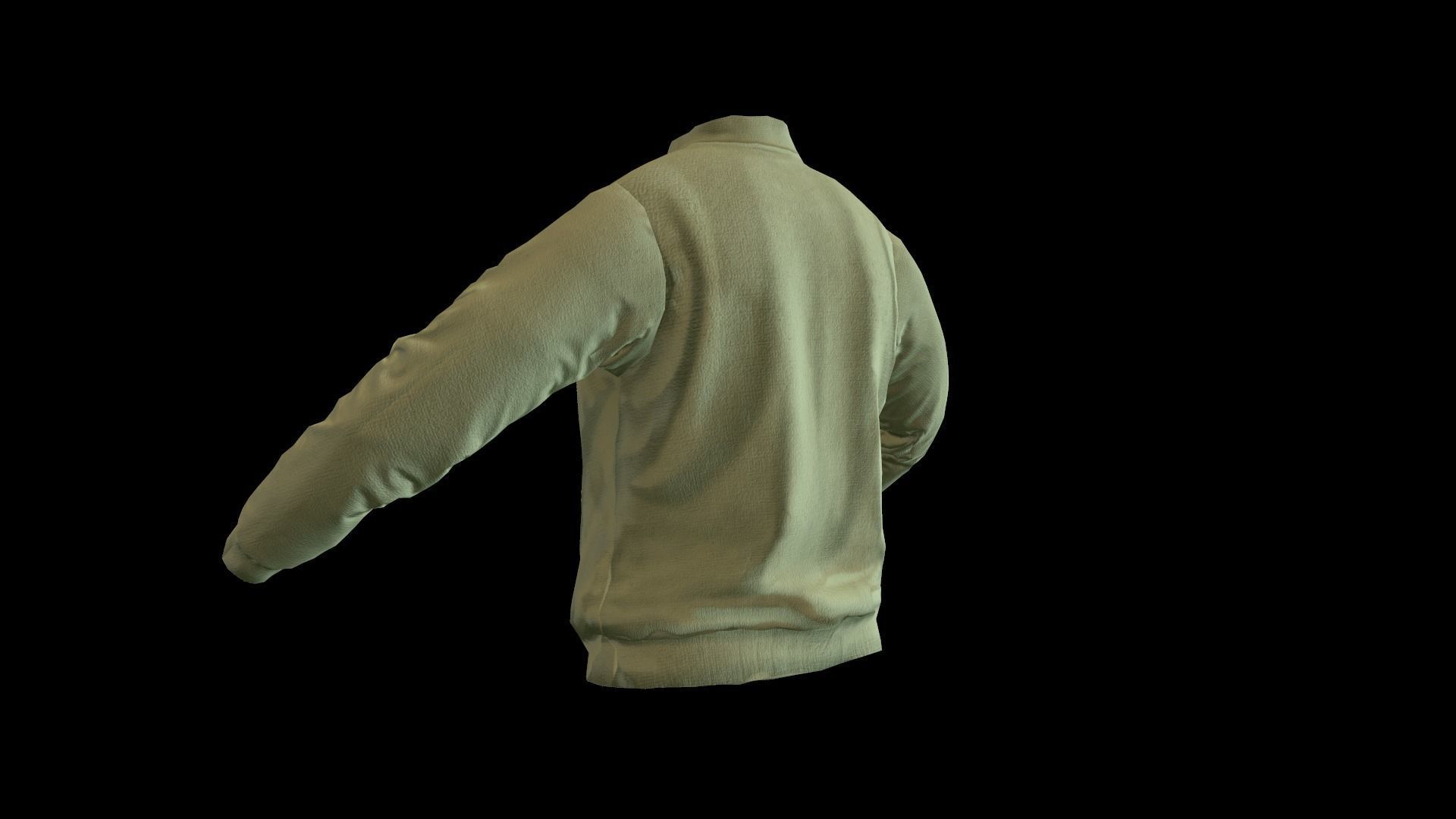 jacket 5 Low-poly 3D model_14