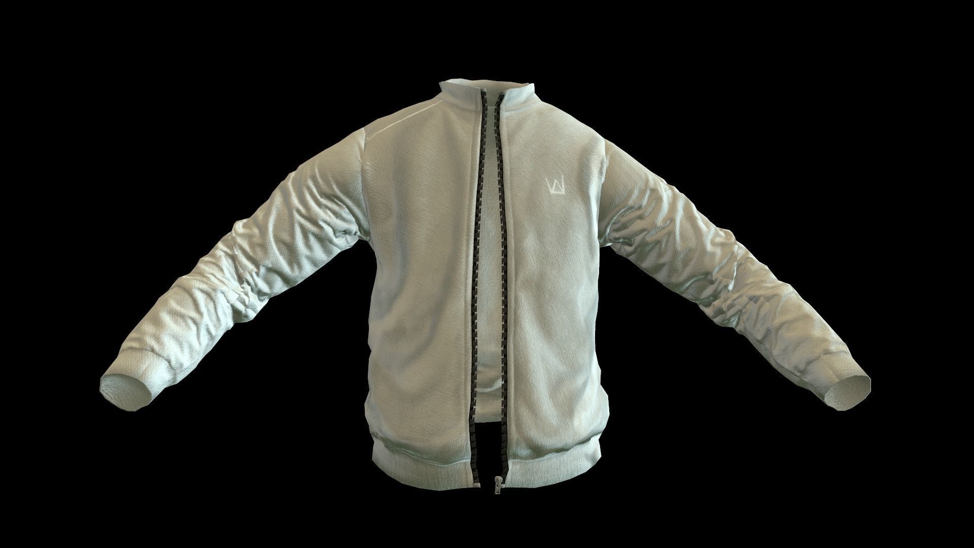 jacket 5 Low-poly 3D model_21
