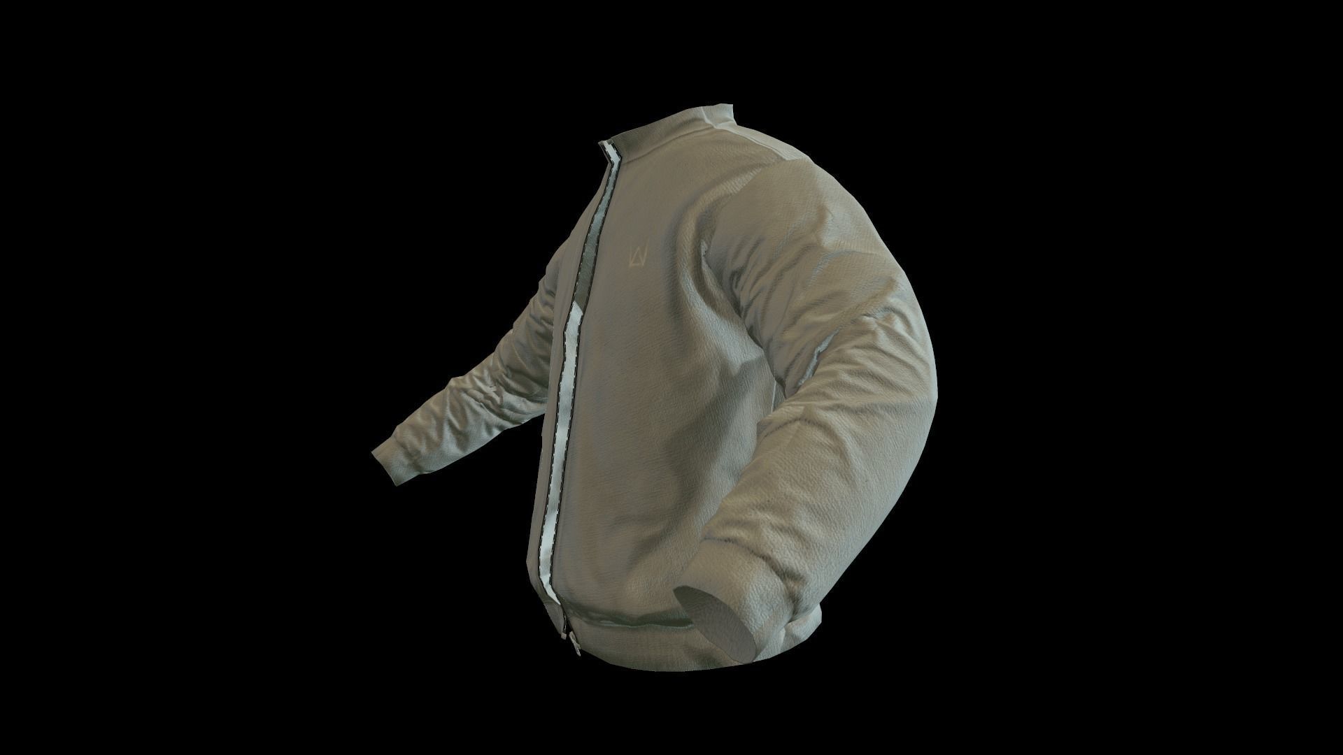 jacket 5 Low-poly 3D model_6