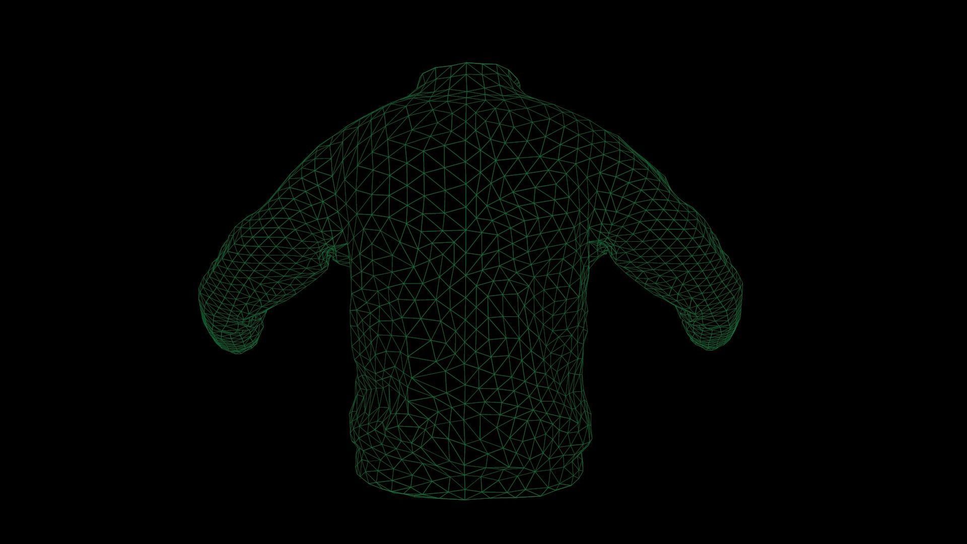 jacket 5 Low-poly 3D model_27