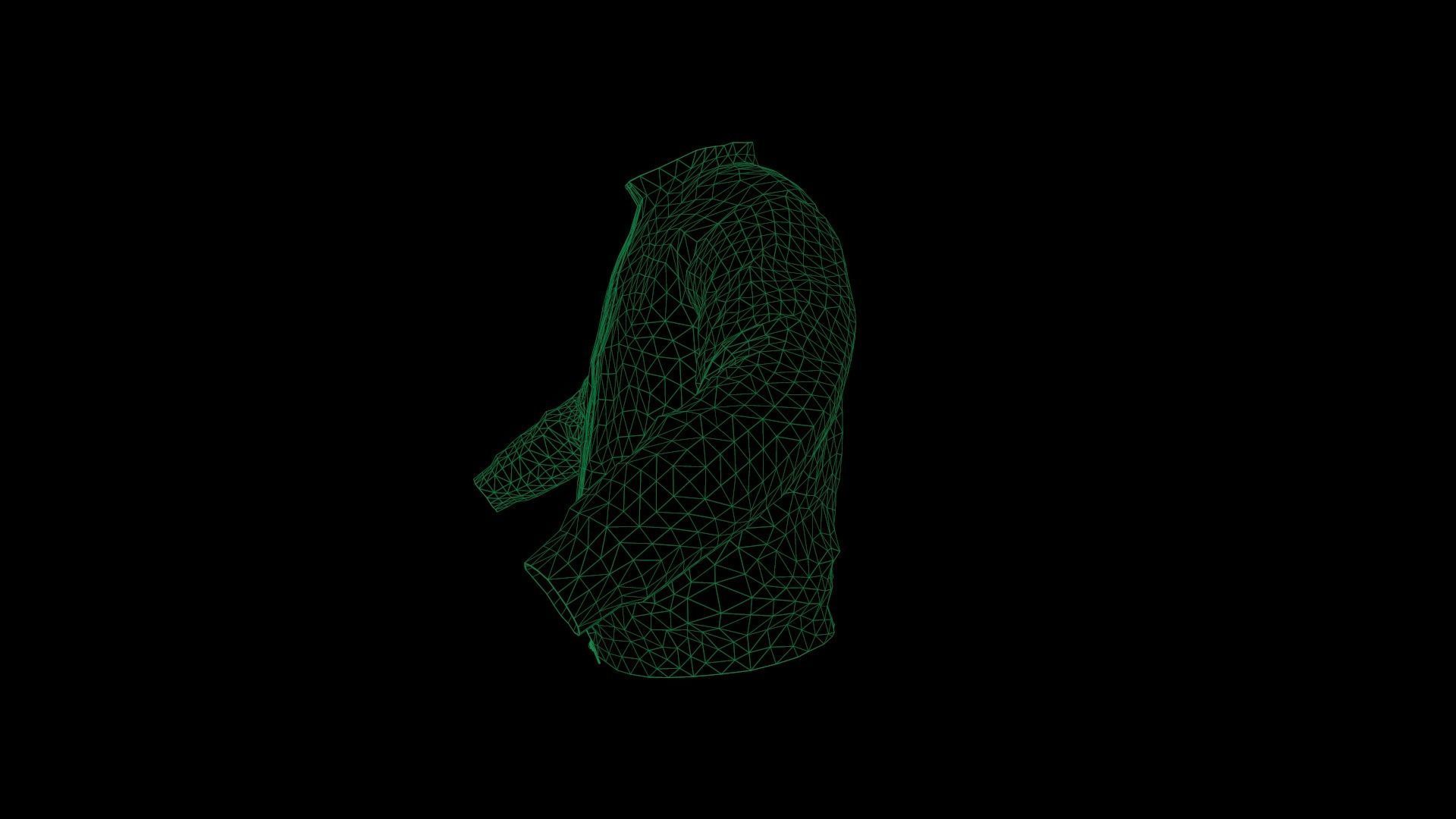 jacket 5 Low-poly 3D model_26