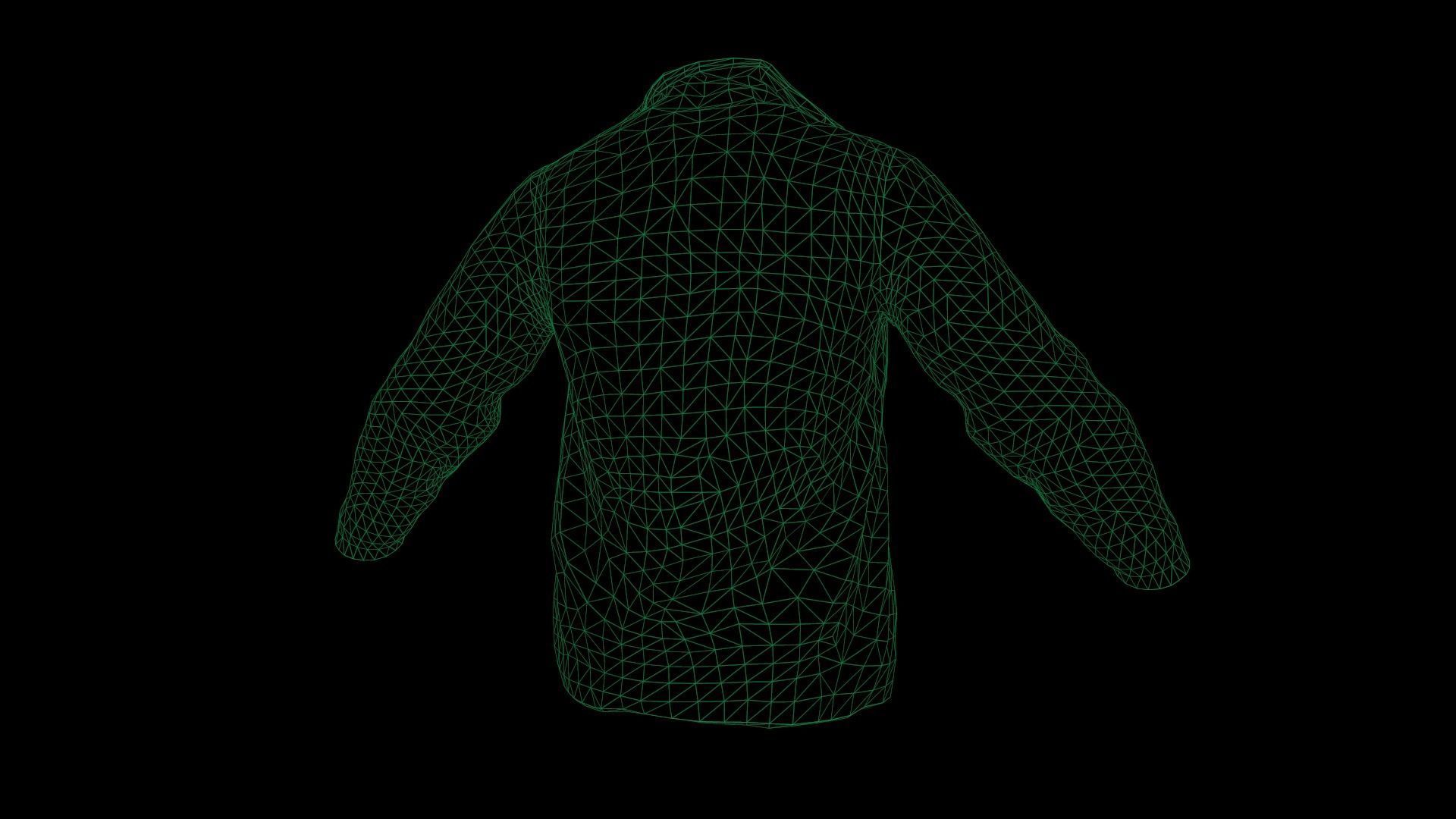 Jacket 6 Low-poly 3D model_19