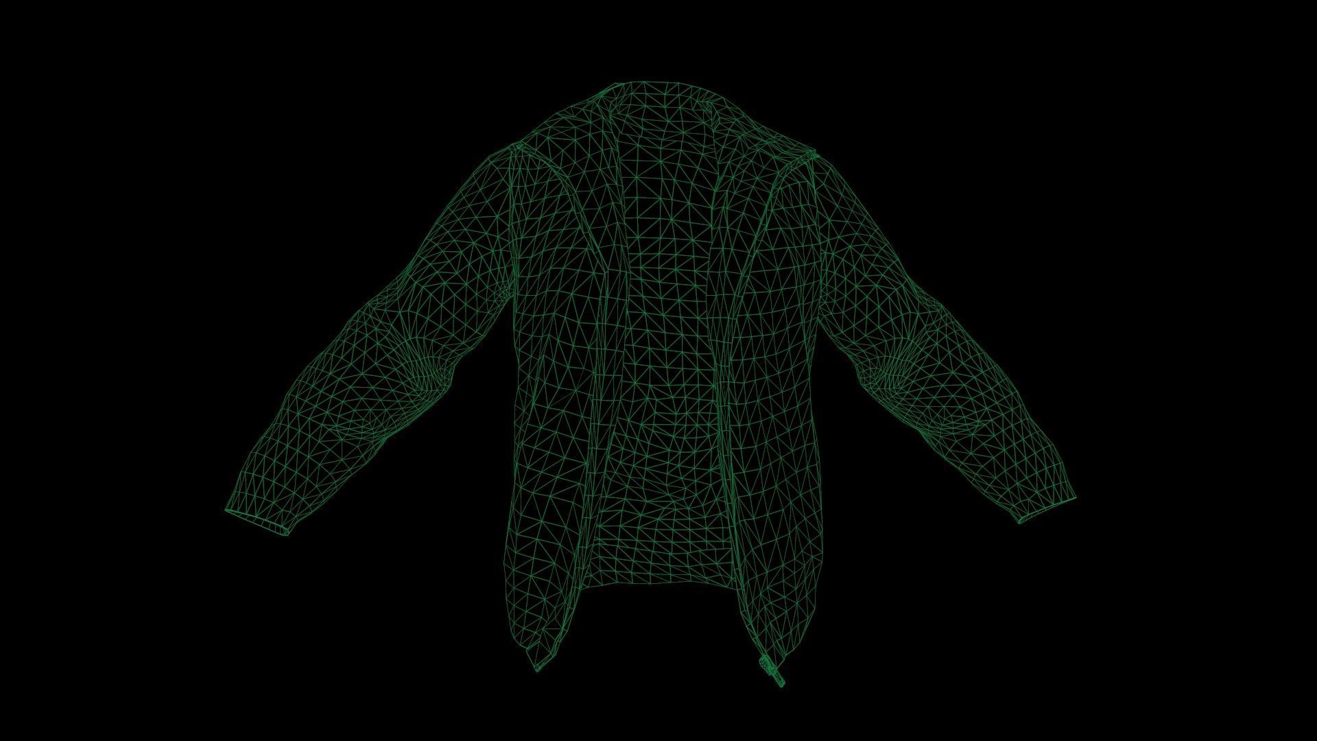 Jacket 6 Low-poly 3D model_17