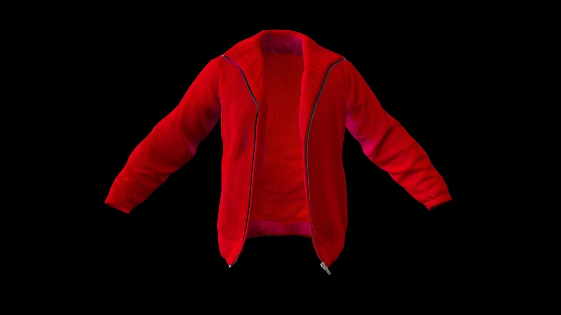 Jacket 6 Low-poly 3D model_13