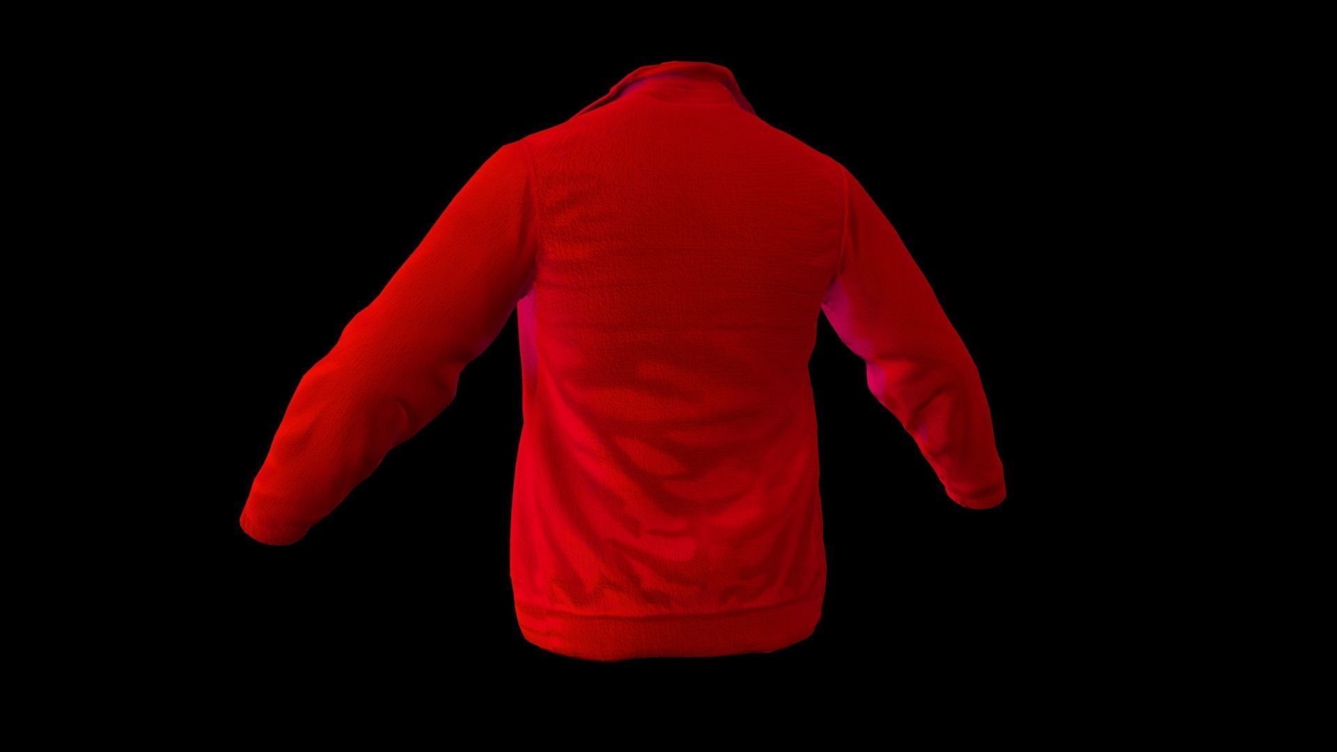 Jacket 6 Low-poly 3D model_15