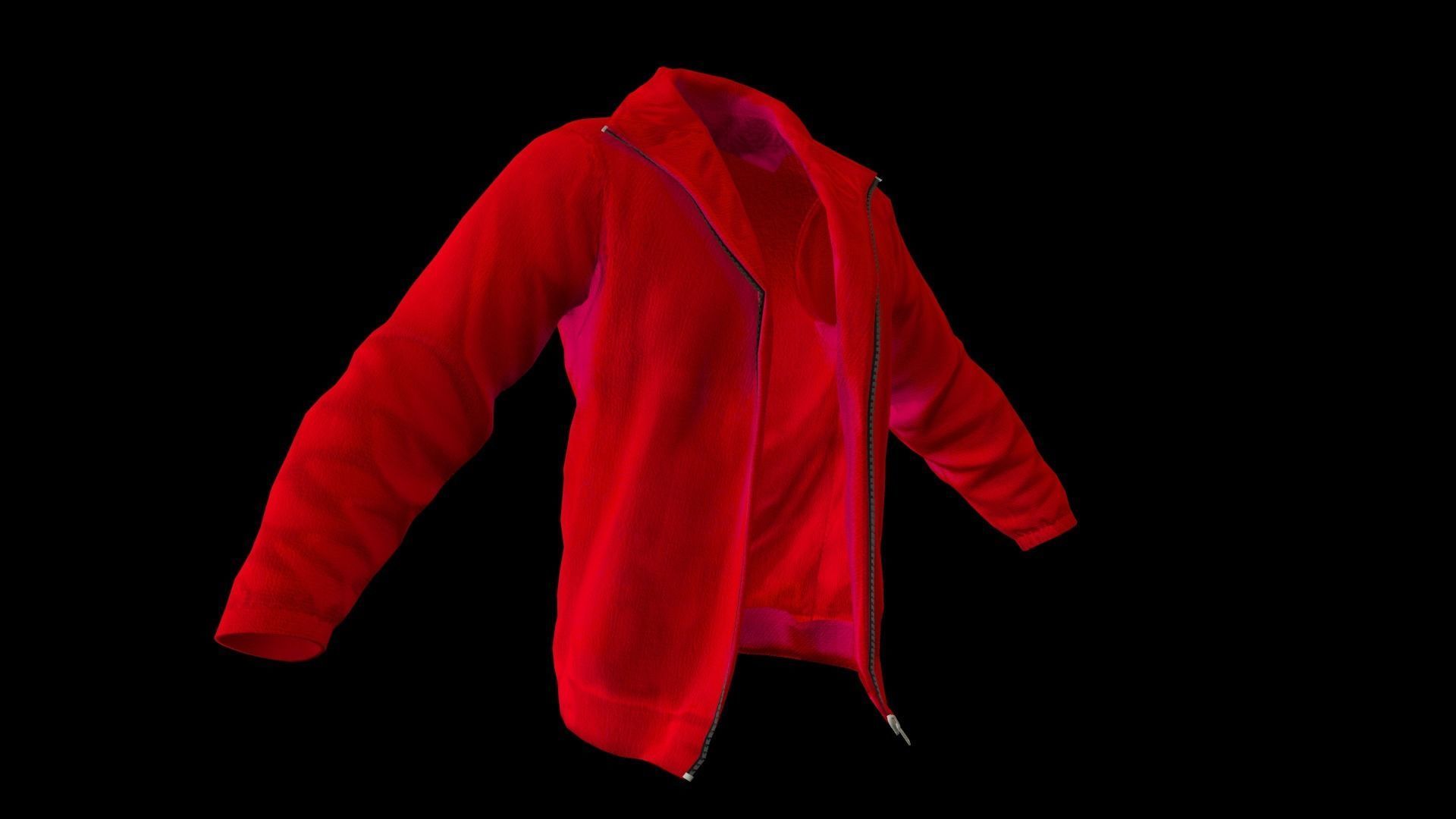 Jacket 6 Low-poly 3D model_16