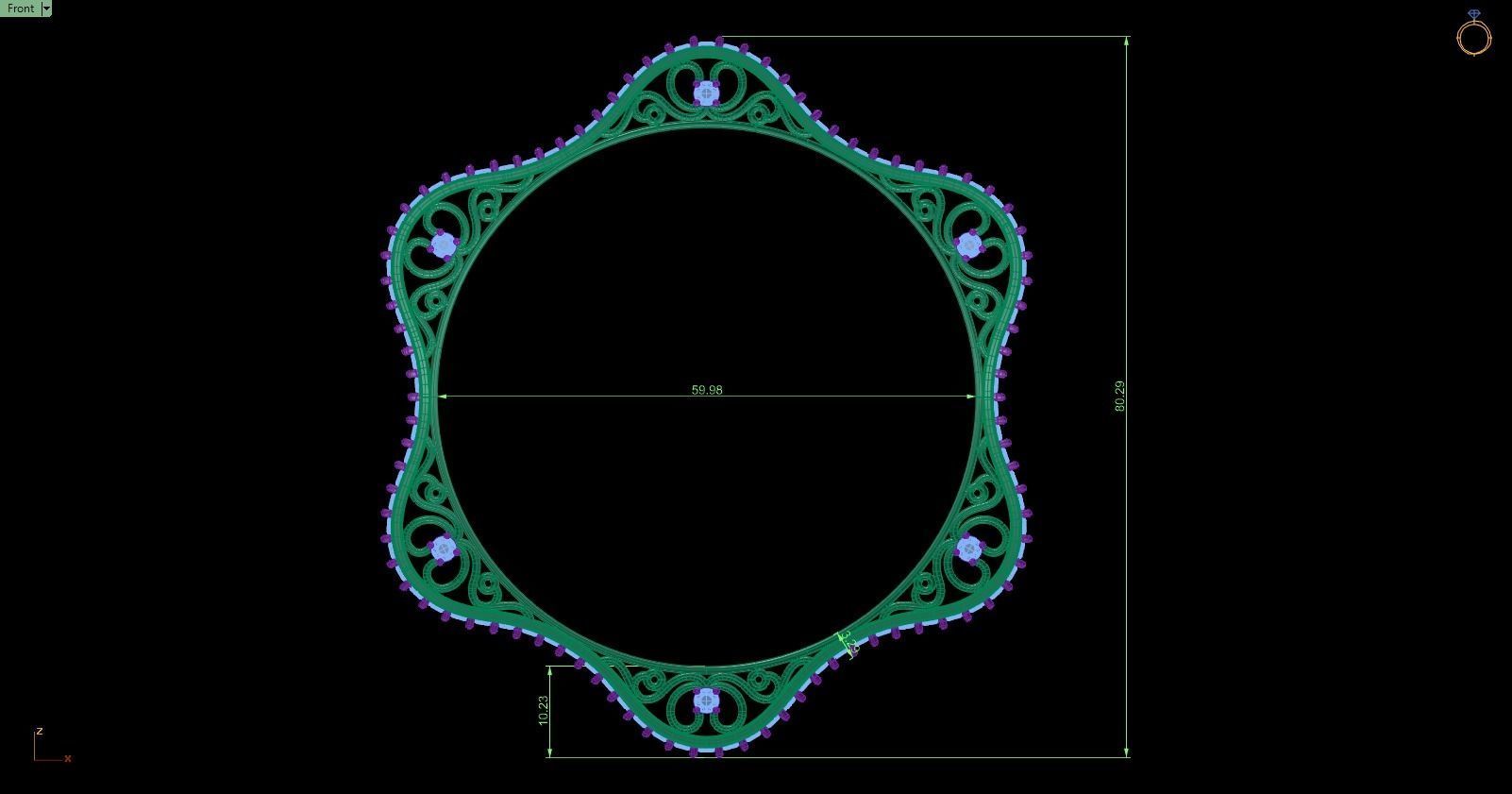 Bracelet 127 3D print model_8
