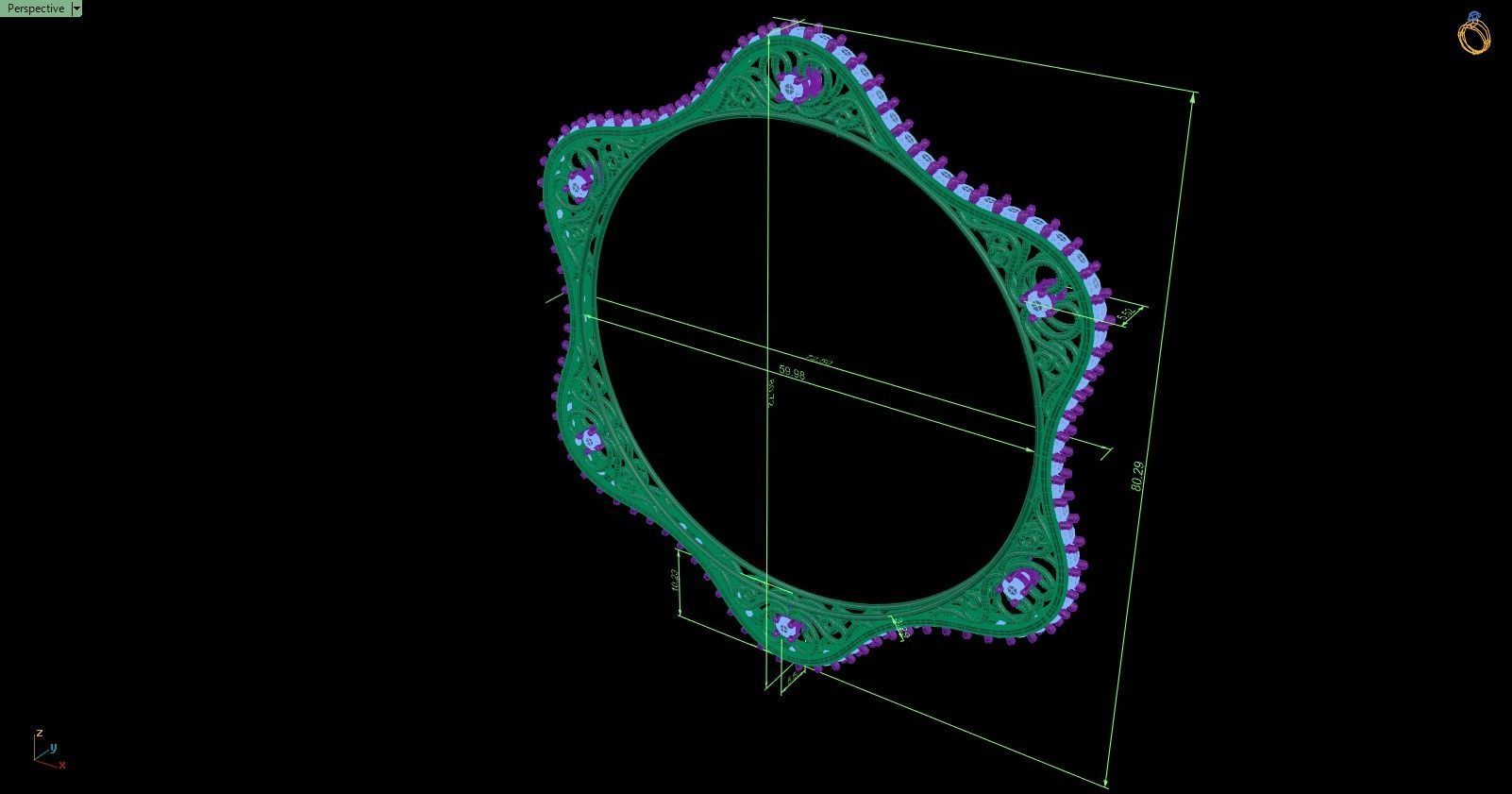 Bracelet 127 3D print model_10