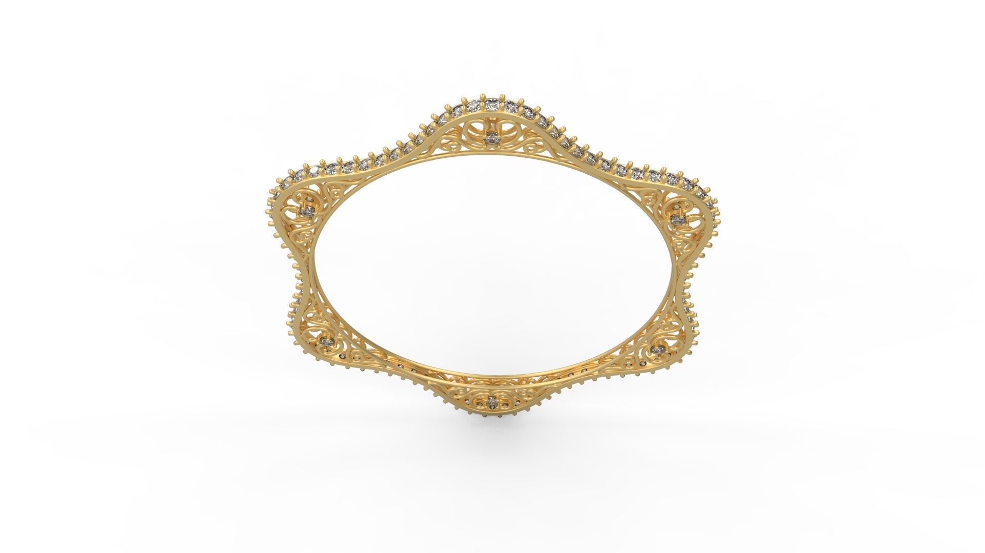 Bracelet 127 3D print model_3