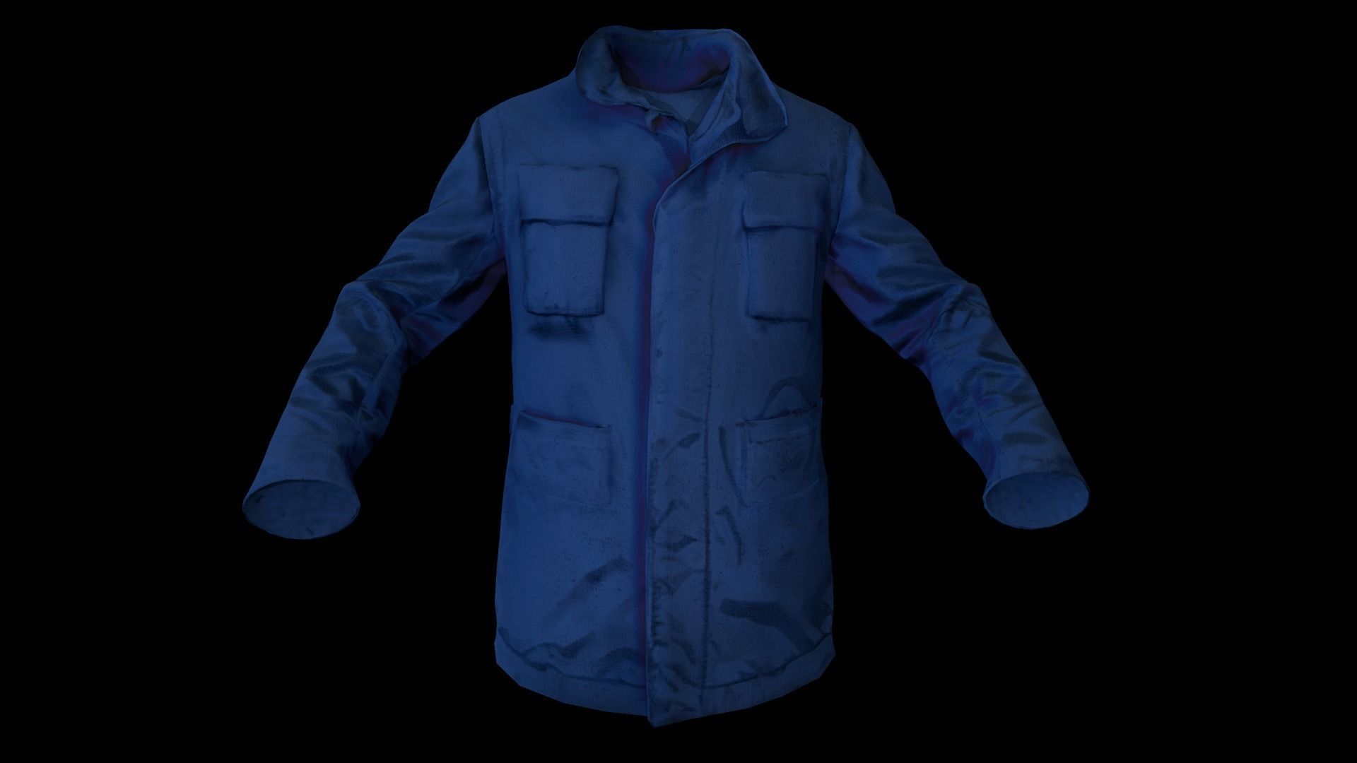 Jacket 8 Low-poly 3D model_11