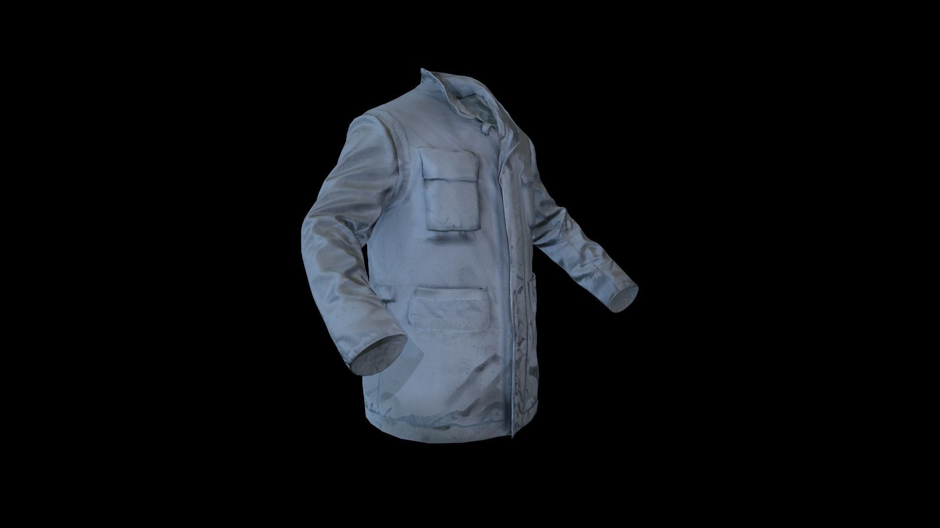 Jacket 8 Low-poly 3D model_10
