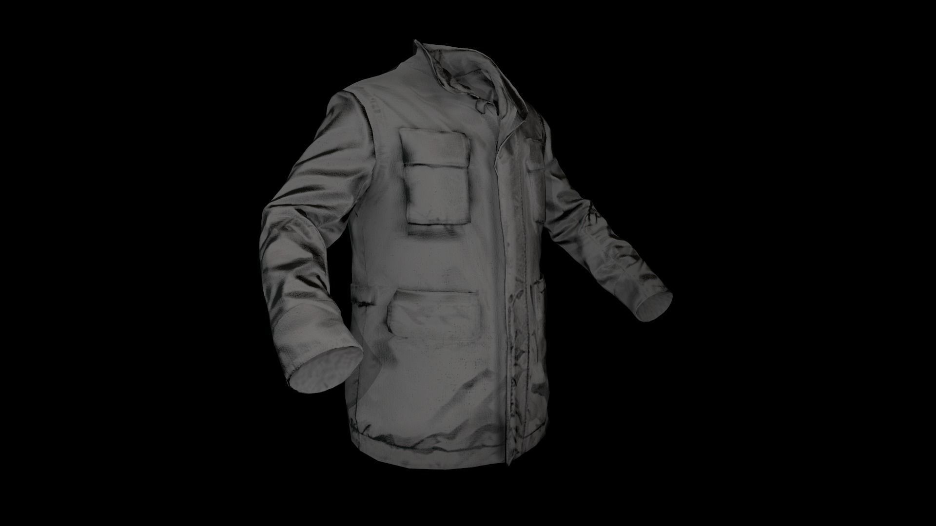 Jacket 8 Low-poly 3D model_22