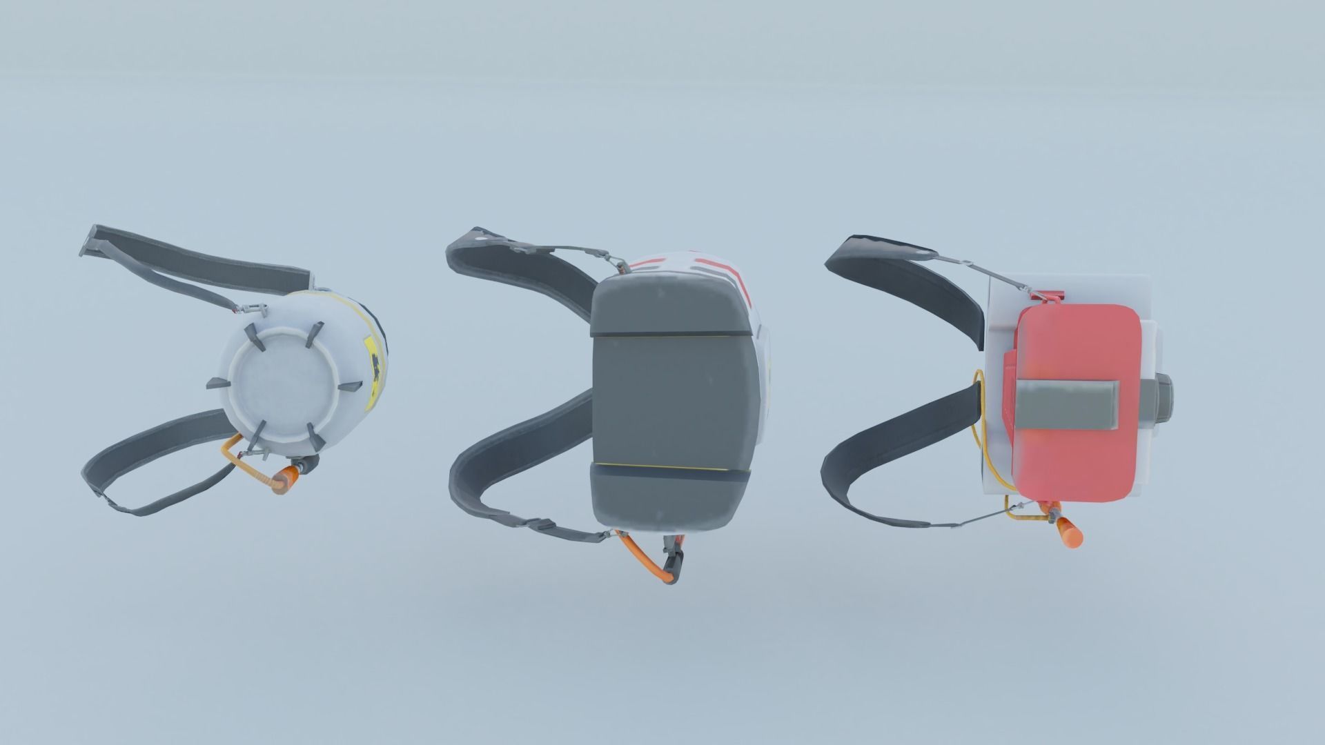 Bag 3x Future Fuel Backpack 3D model_8