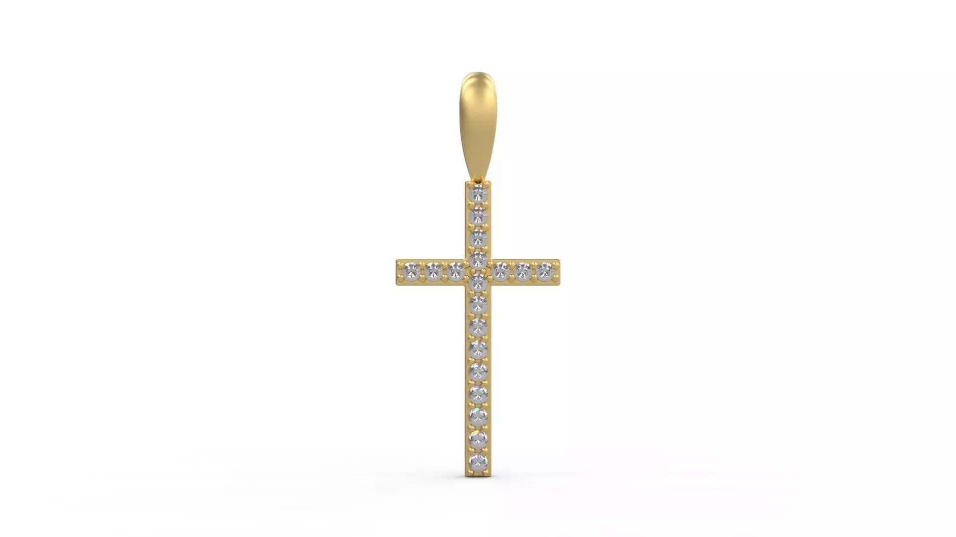 Cross Pendant 34 3D print model_0