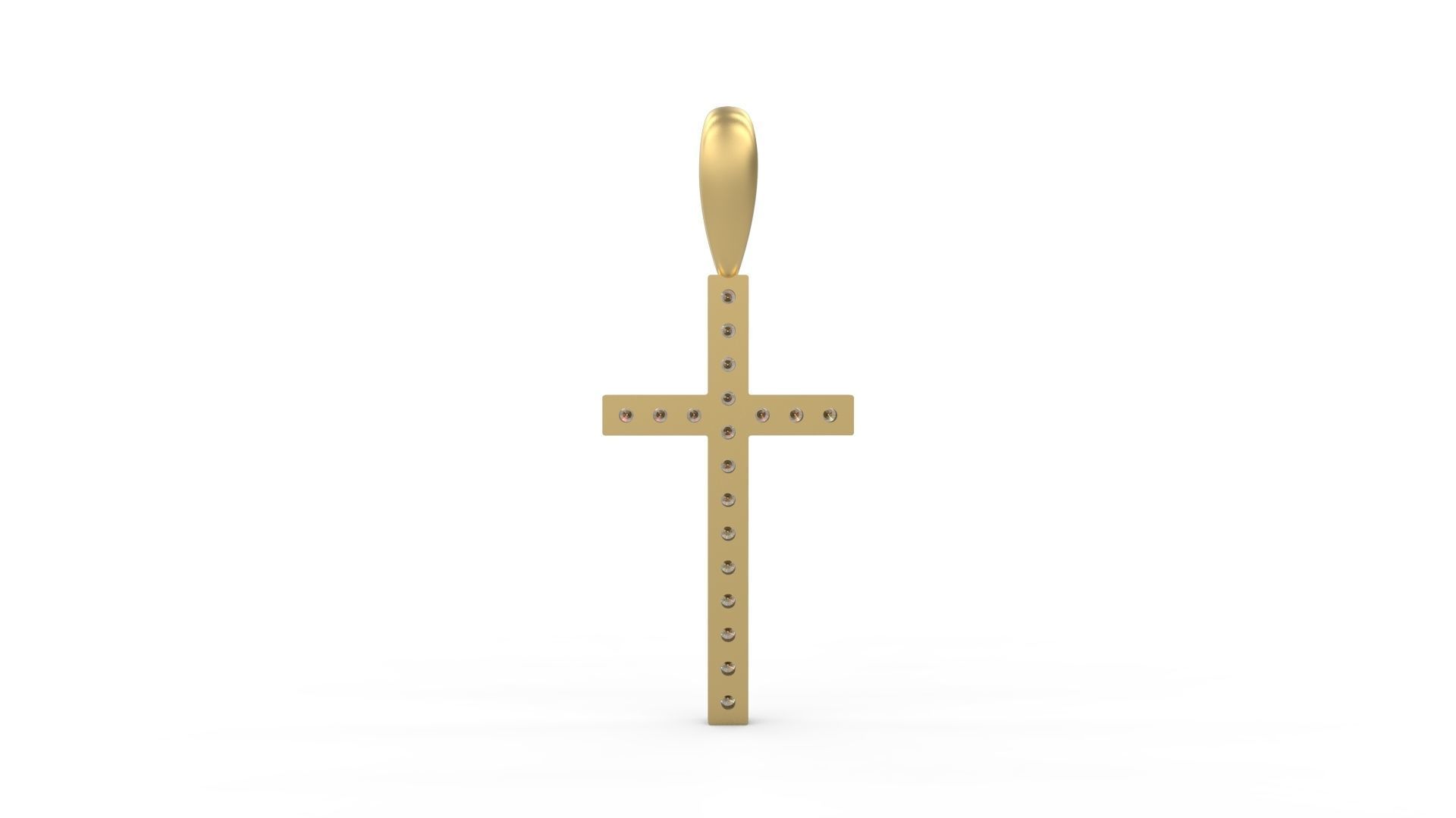 Cross Pendant 34 3D print model_4