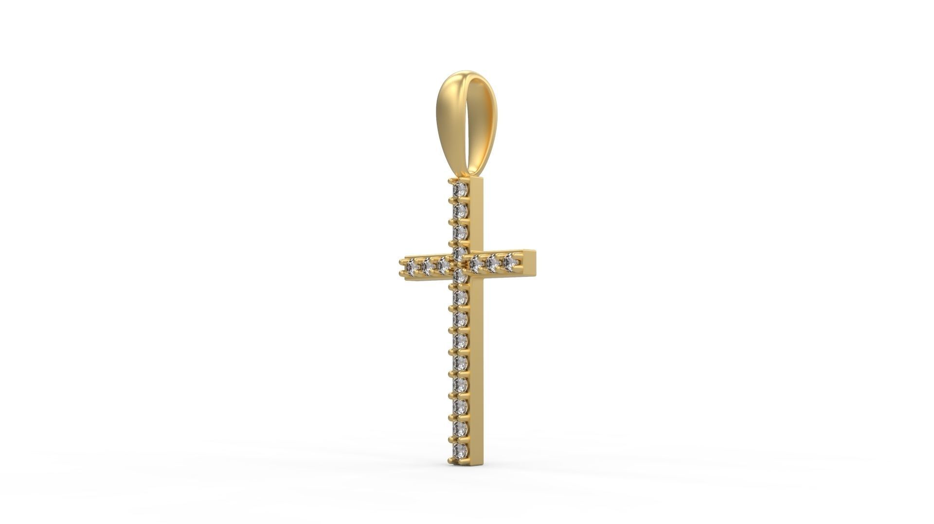 Cross Pendant 34 3D print model_1