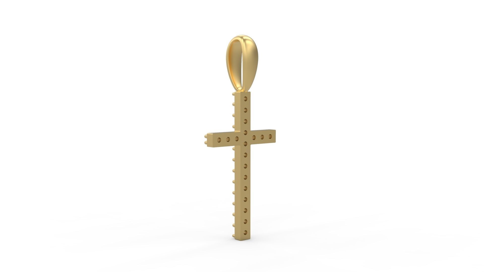 Cross Pendant 34 3D print model_3