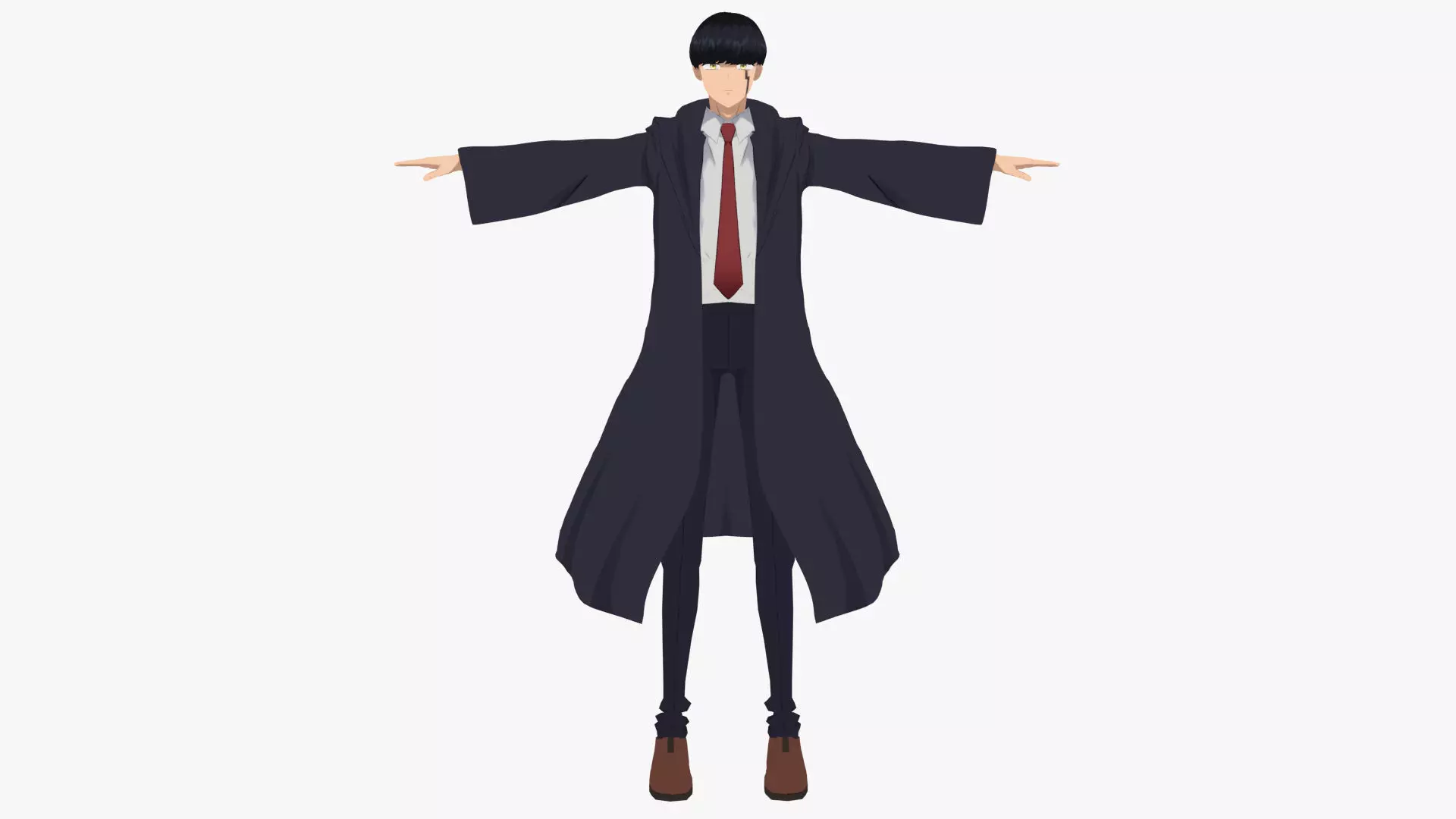 Character Mash - Mashle Low-poly 3D model