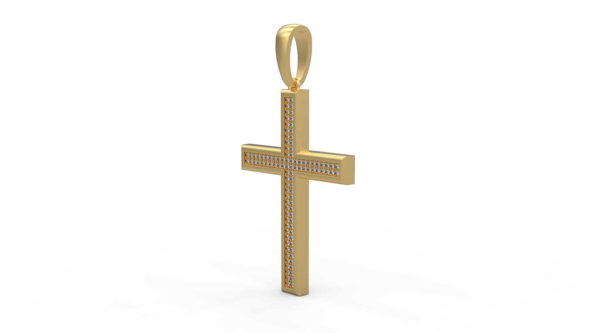 Cross Pendant 32 3D print model_1