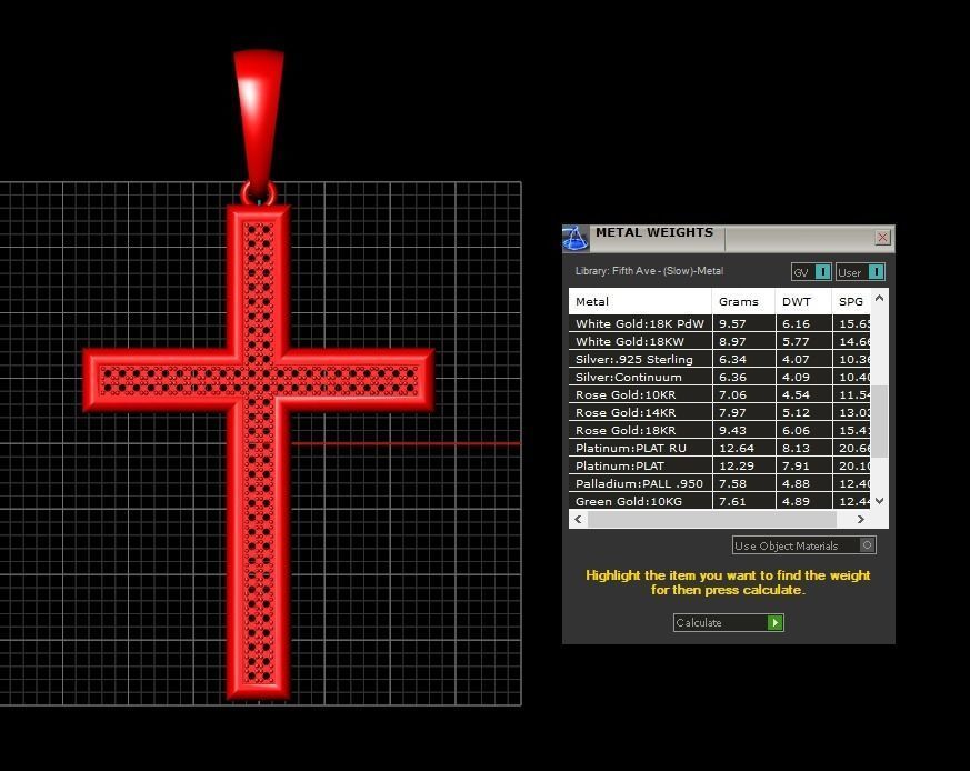 Cross Pendant 32 3D print model_10