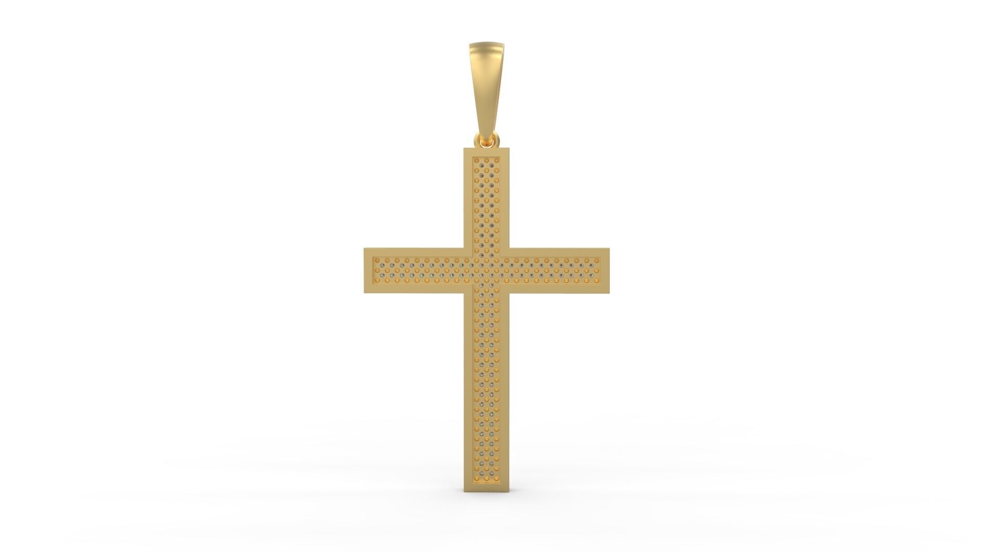 Cross Pendant 32 3D print model_4