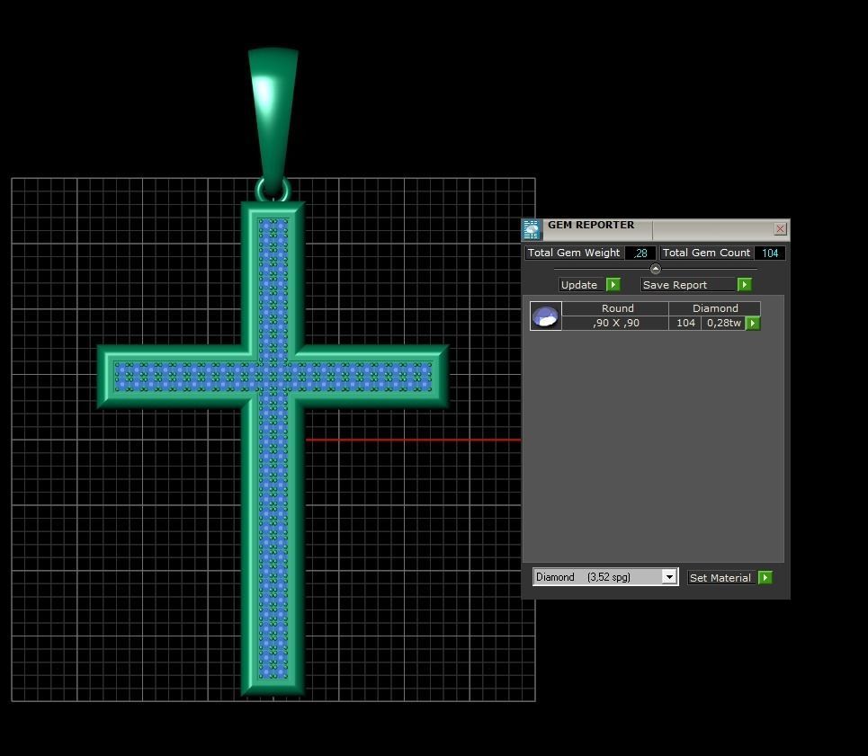 Cross Pendant 32 3D print model_6