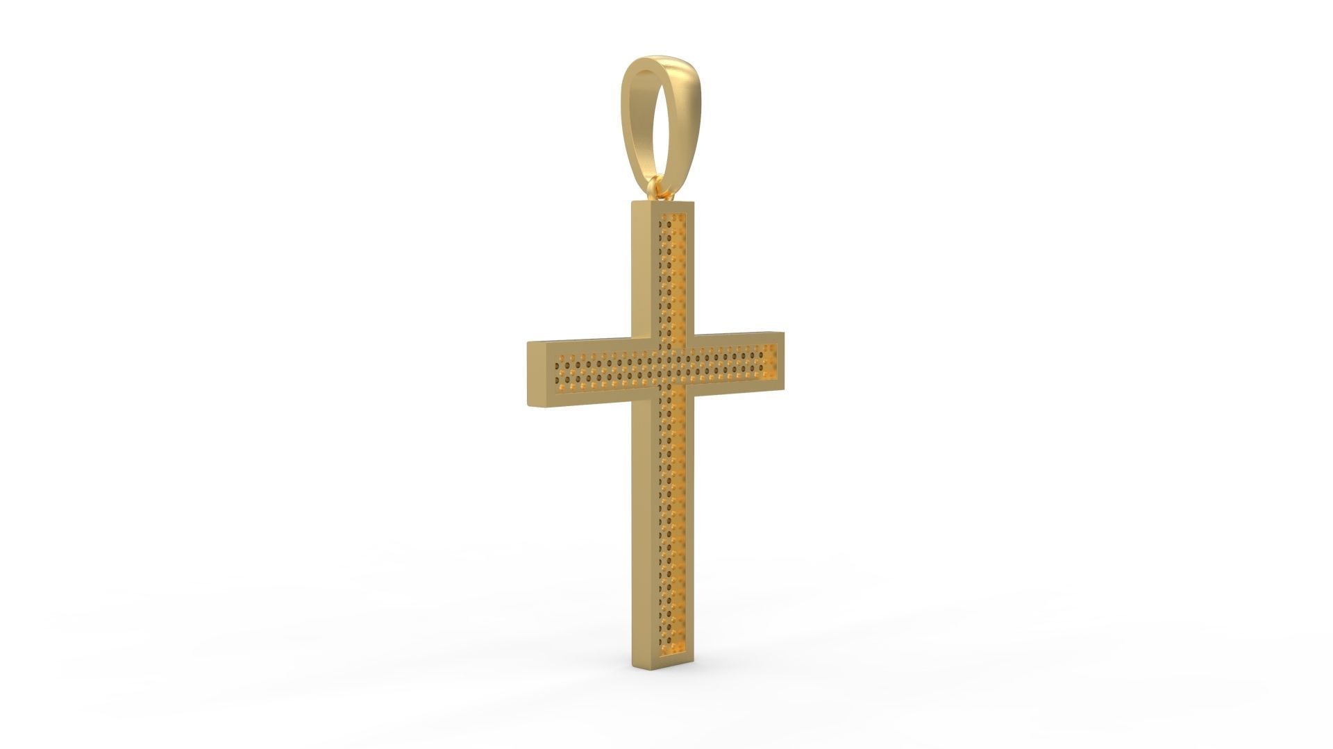 Cross Pendant 32 3D print model_3
