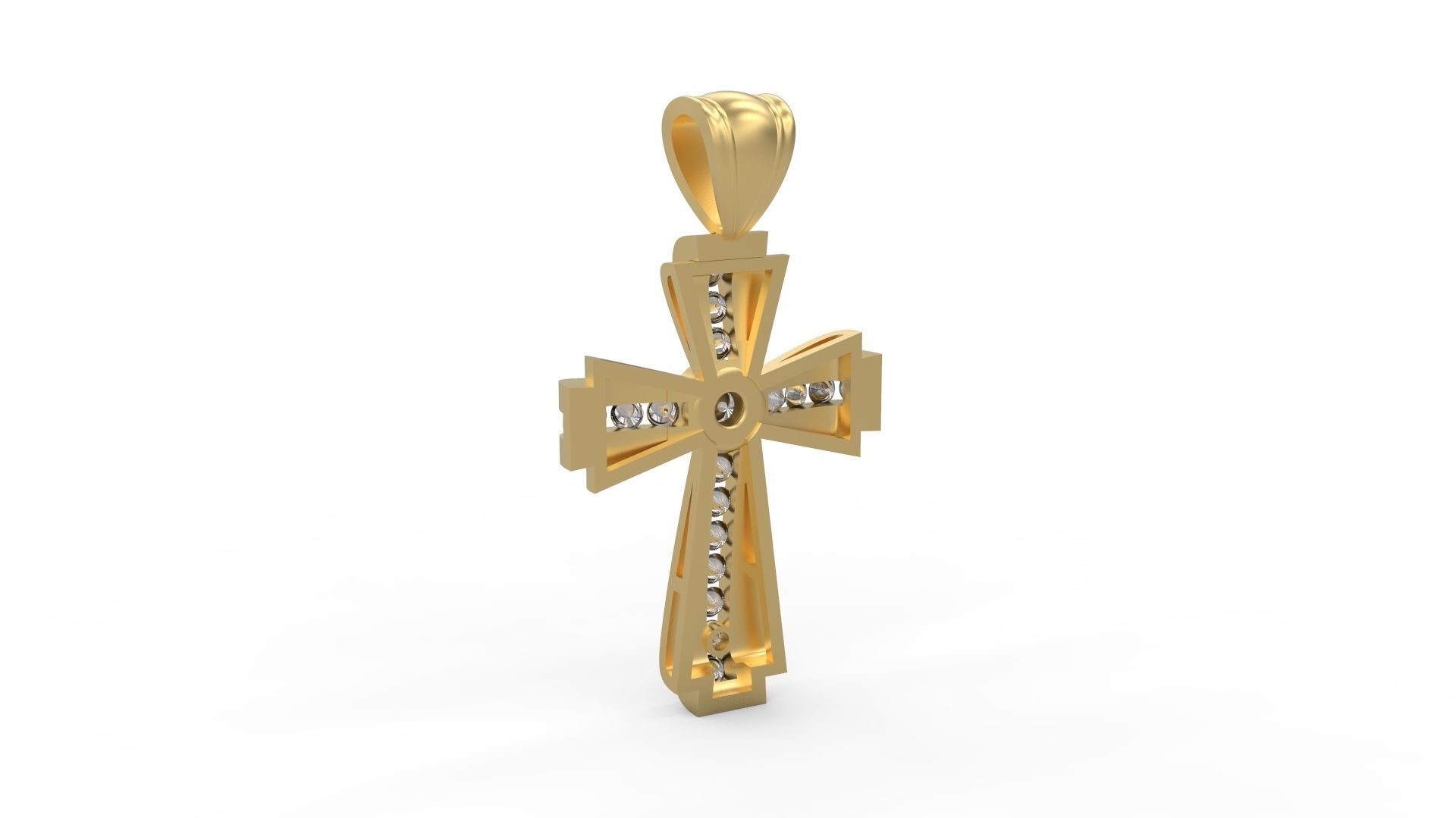 Cross Pendant 31 3D print model_3