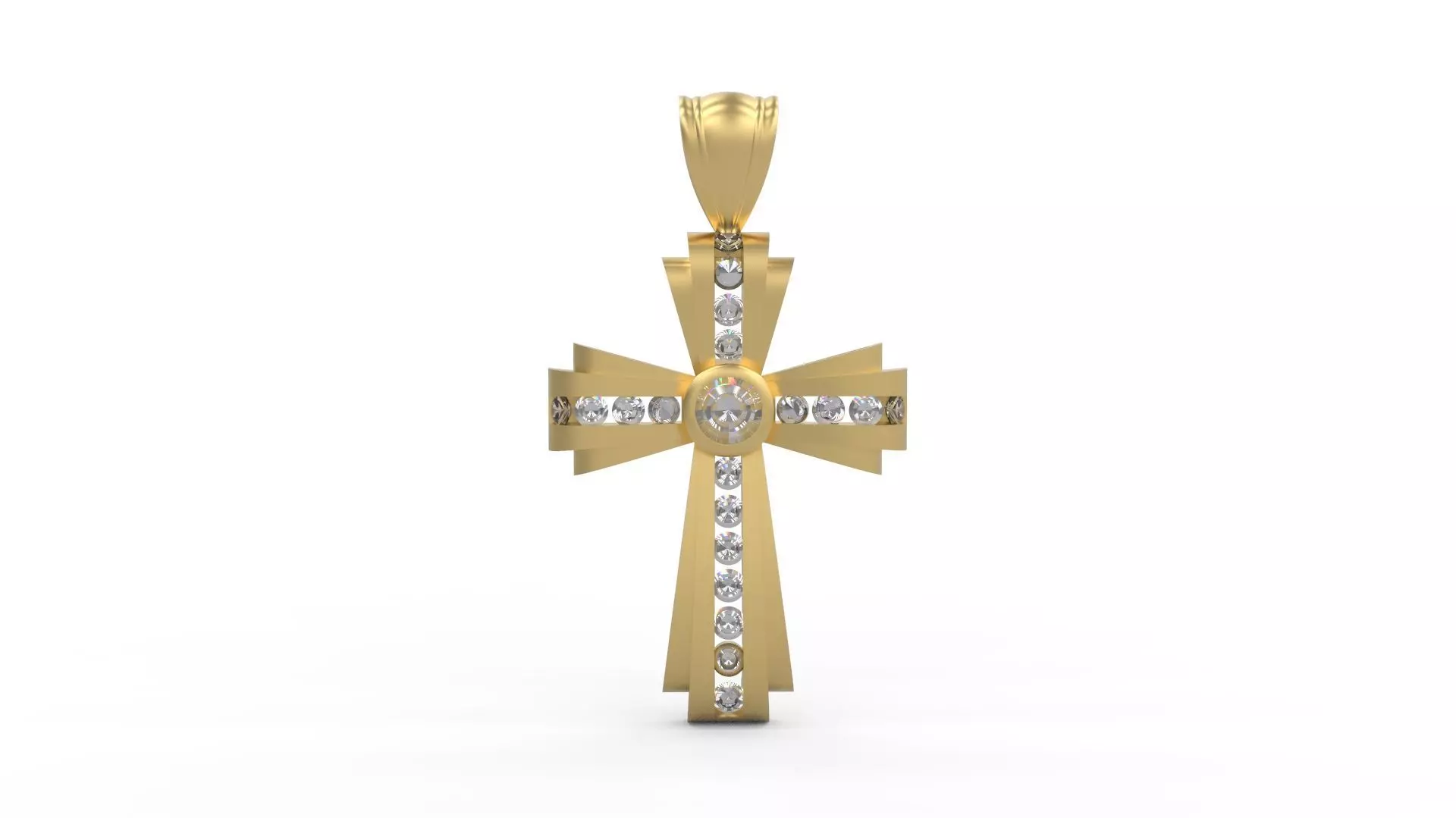 Cross Pendant 31 3D print model_0