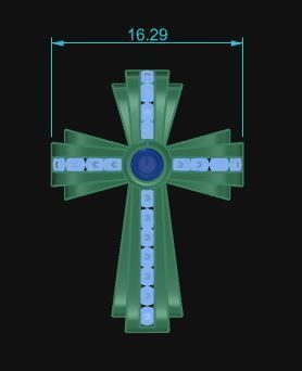 Cross Pendant 31 3D print model_6