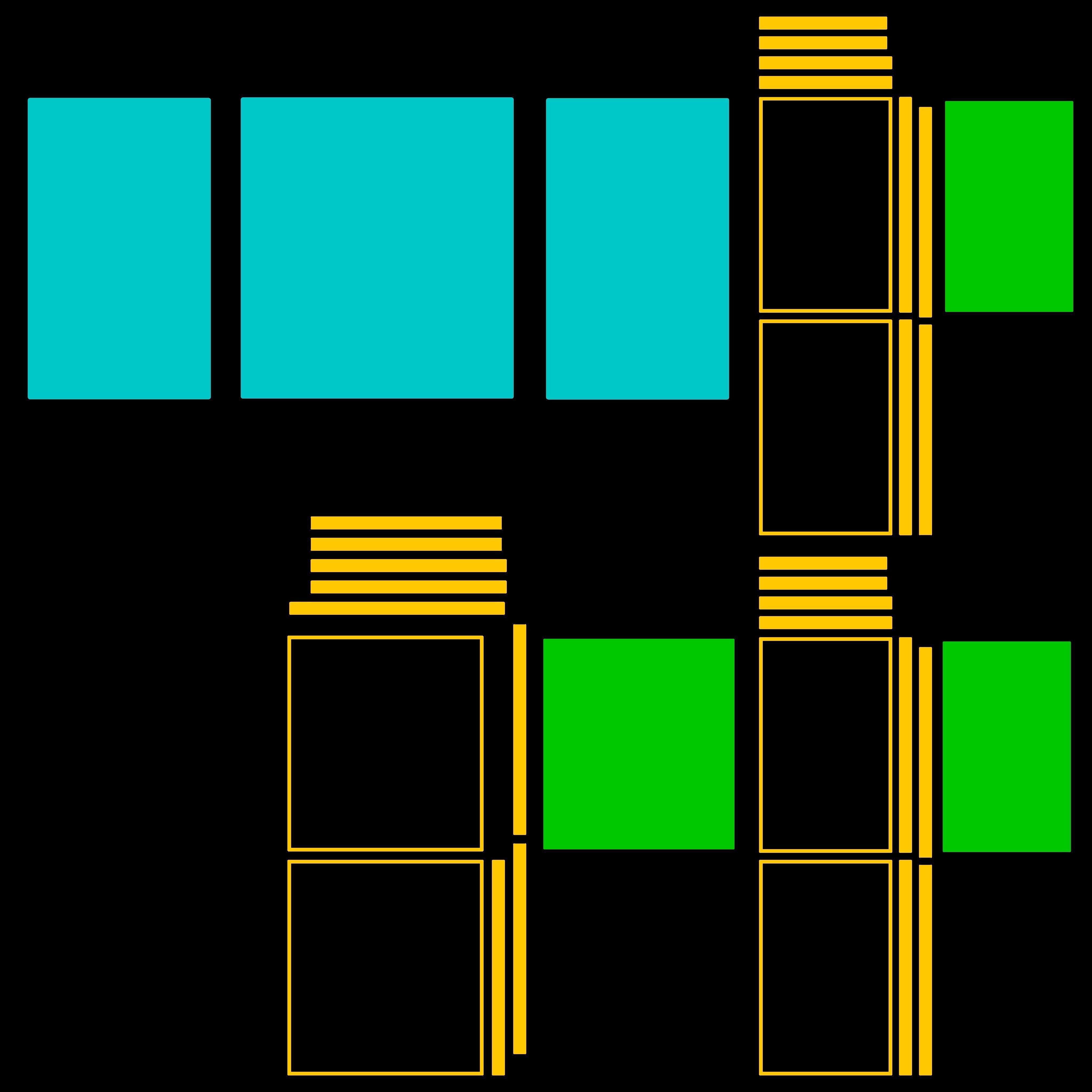 Frames Low-poly 3D model_10