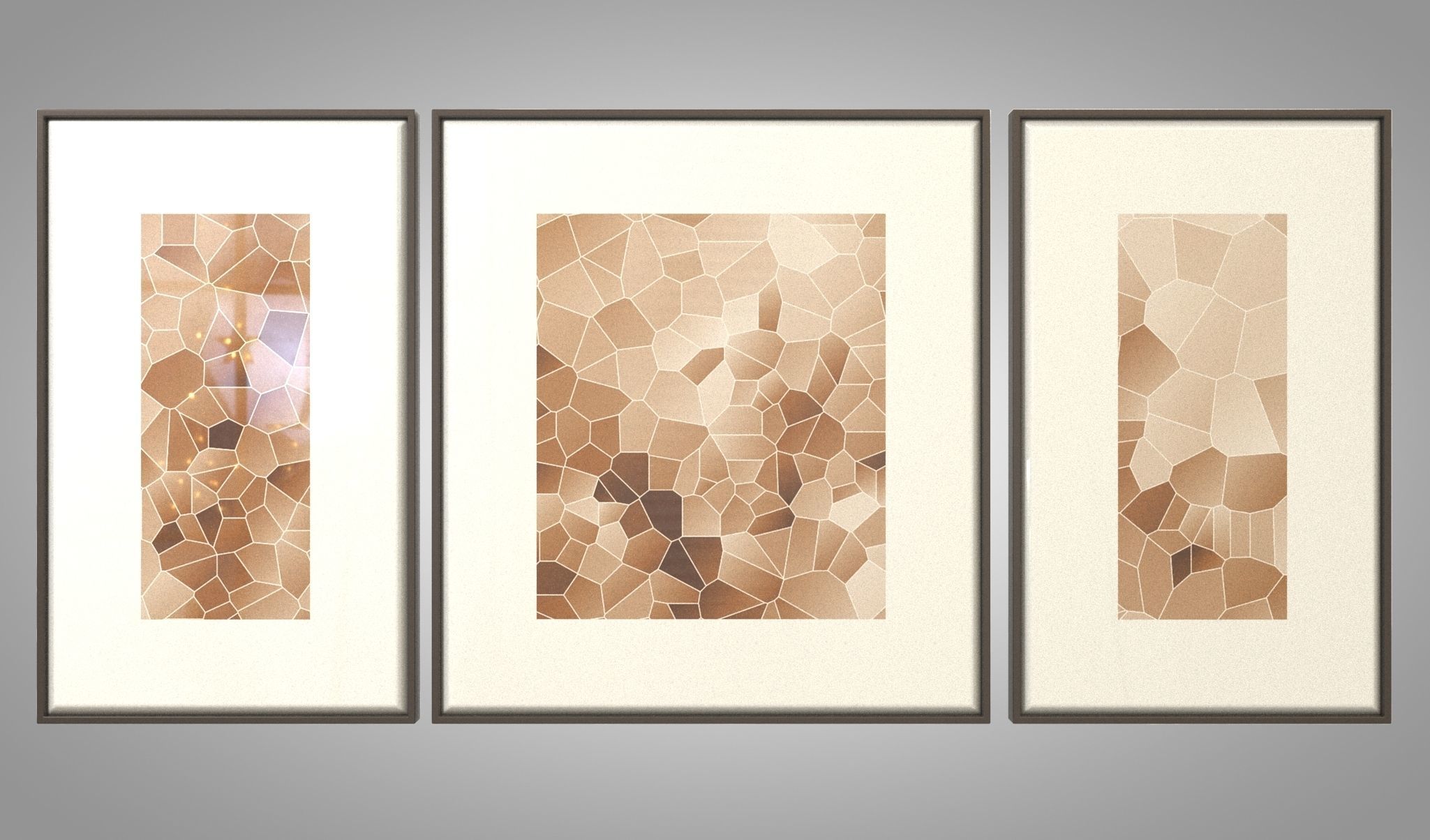 Frames Low-poly 3D model_2