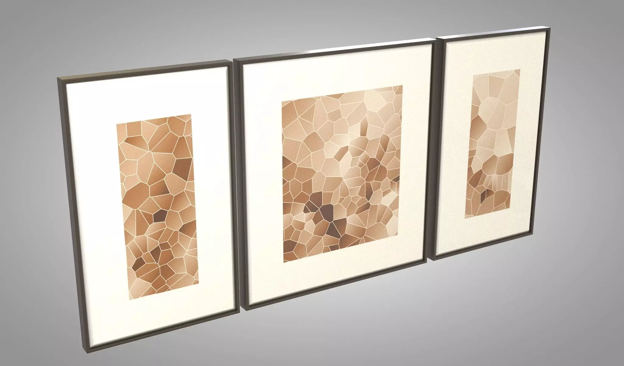 Frames Low-poly 3D model_0