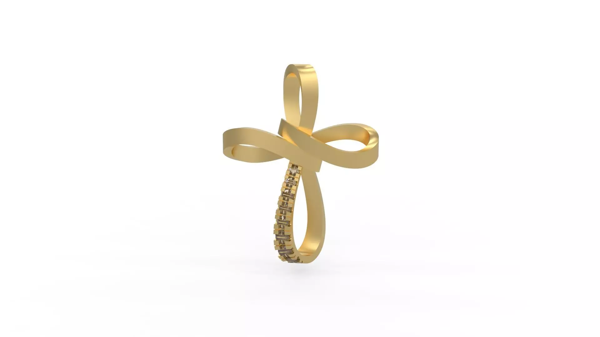 Cross Pendant 45 3D print model_0