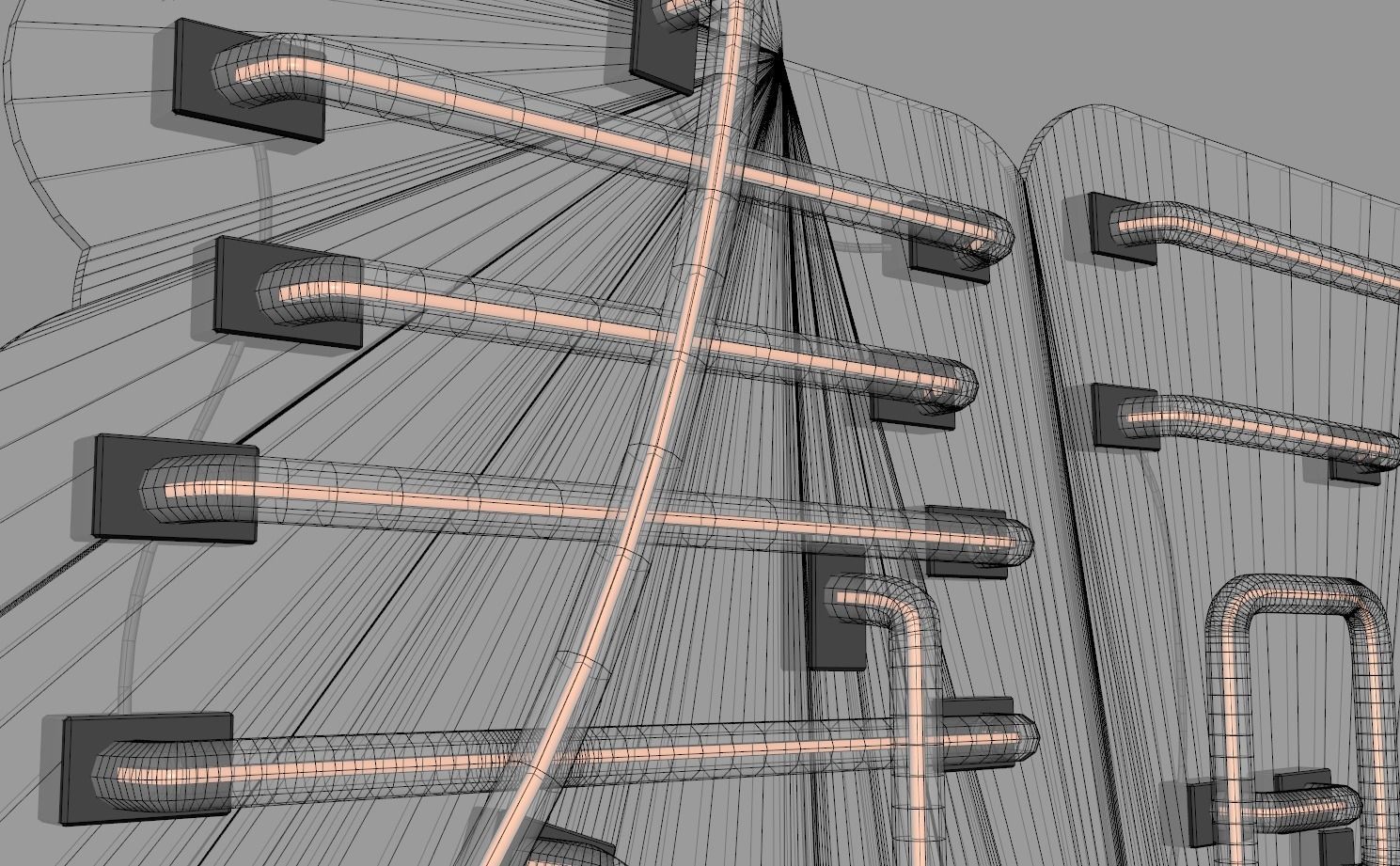 Sushi 1 - Neon Sign 3D model_7