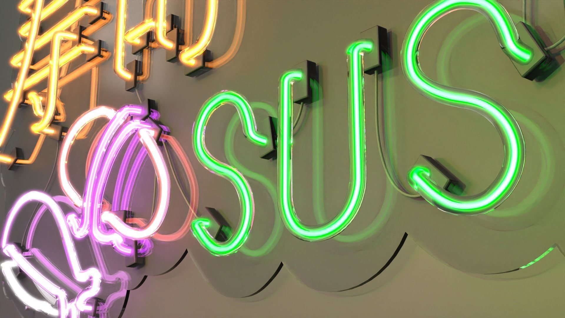 Sushi 1 - Neon Sign 3D model_2