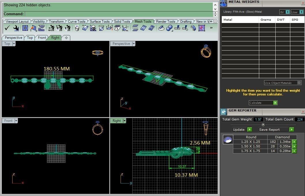 Lock and Key High Jewelry Diamond Bracelet 3dm stl renders  3D print model_2