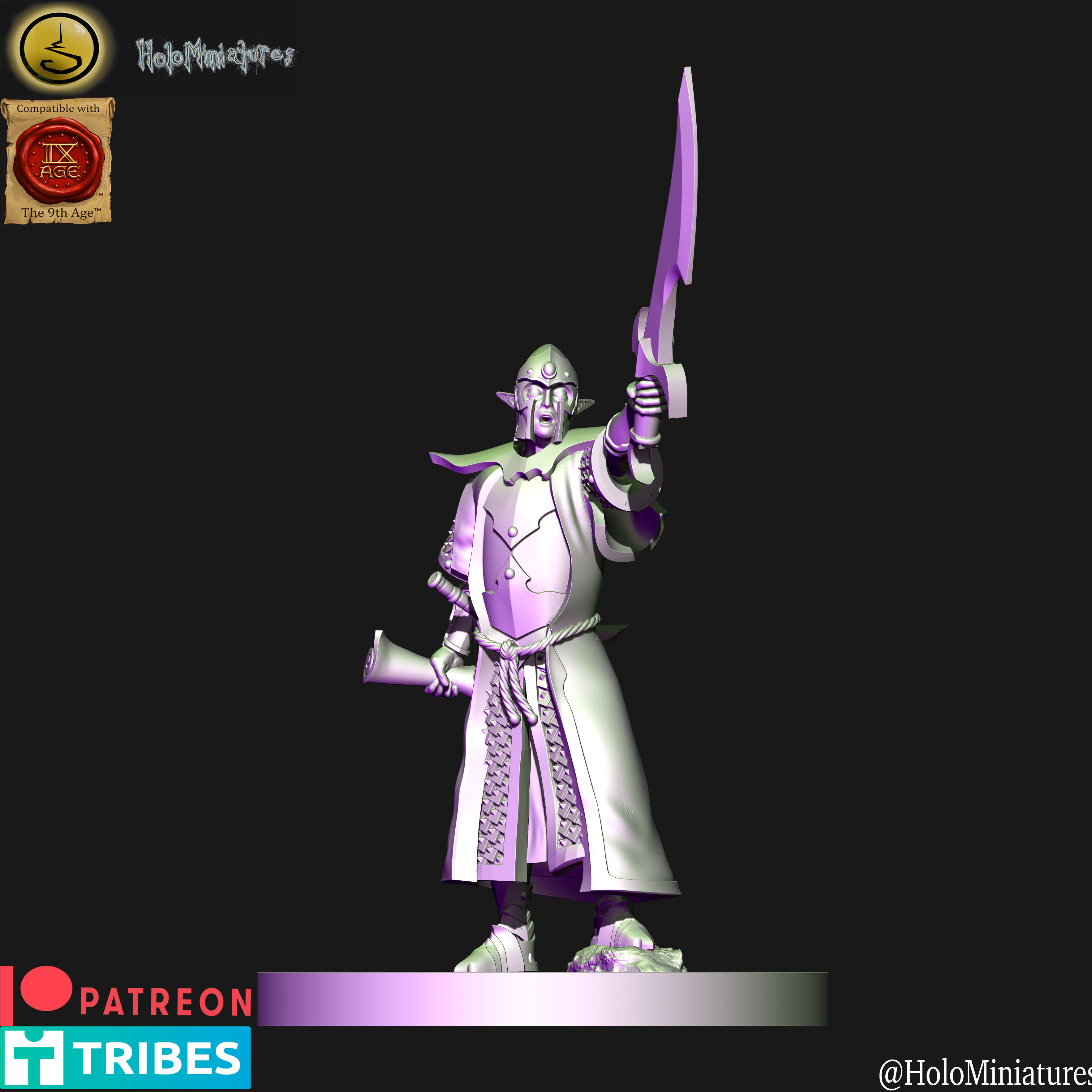 Dark elves Bolt thrower 3D print model_2