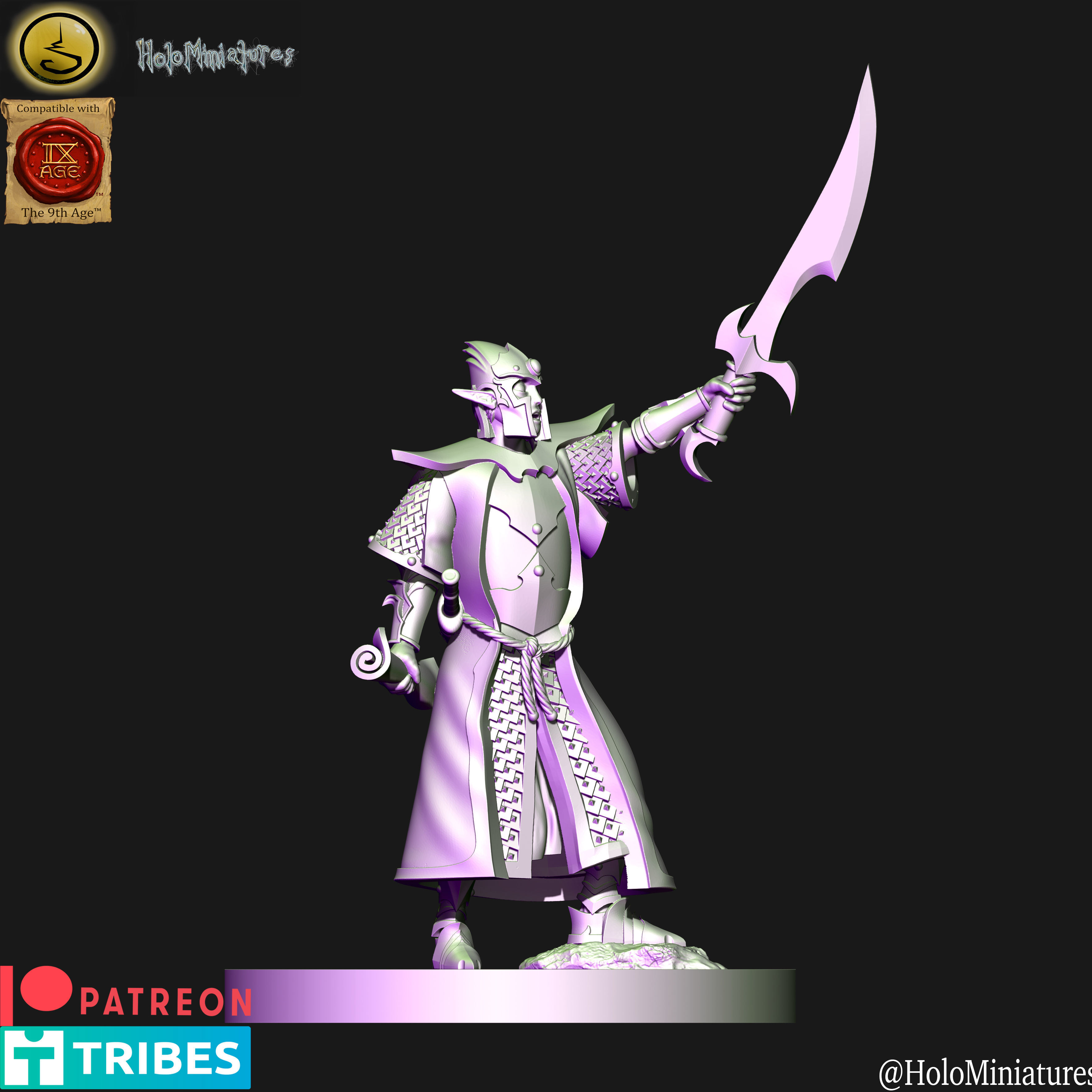 Dark elves Bolt thrower 3D print model_1