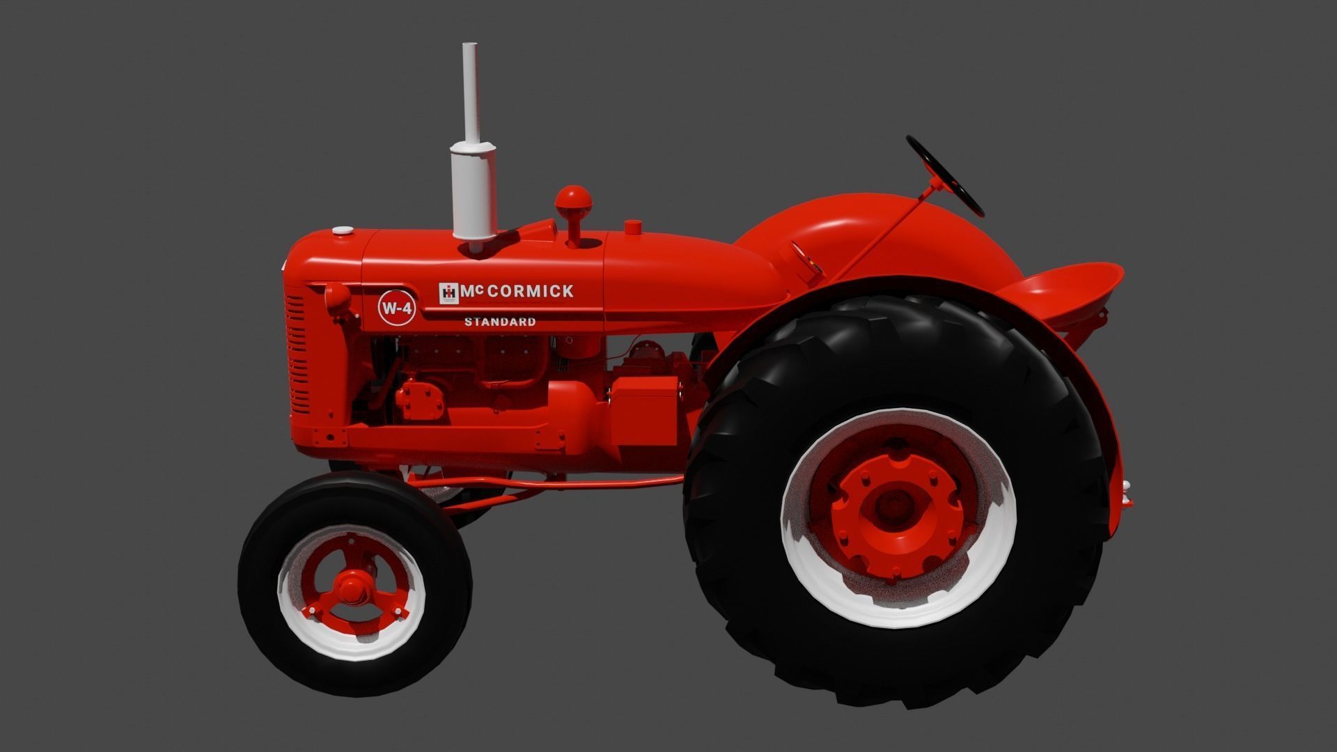 McCormick-Deering W4 And Super W4 3D model_2