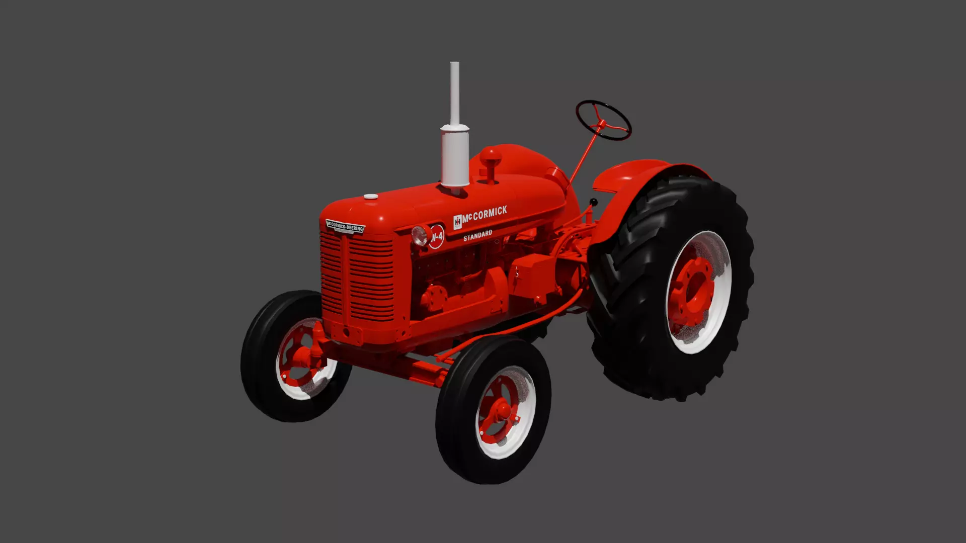 McCormick-Deering W4 And Super W4 3D model_0