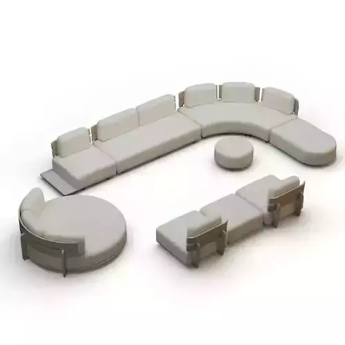 Furniture family ZAZAH sofa armchair bench