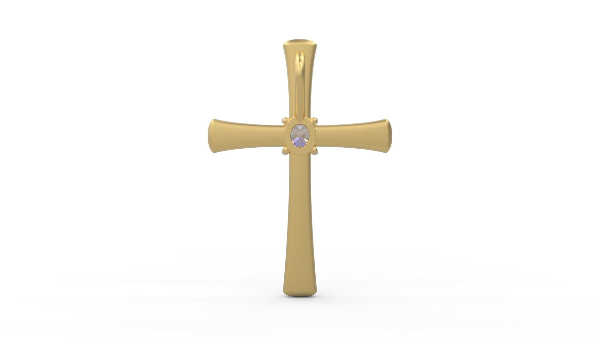 Cross Pendant 39 3D print model_4