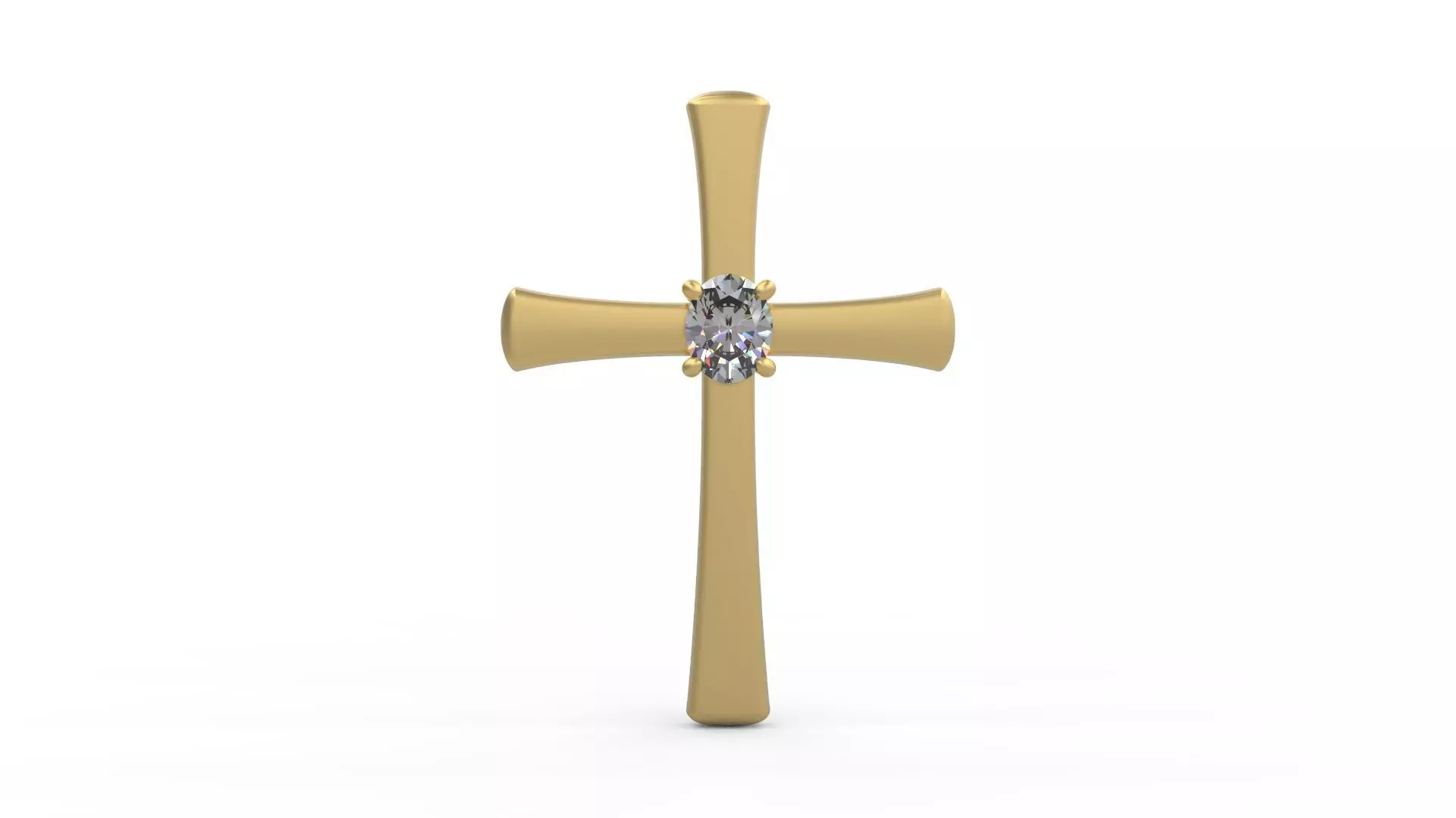 Cross Pendant 39 3D print model_0