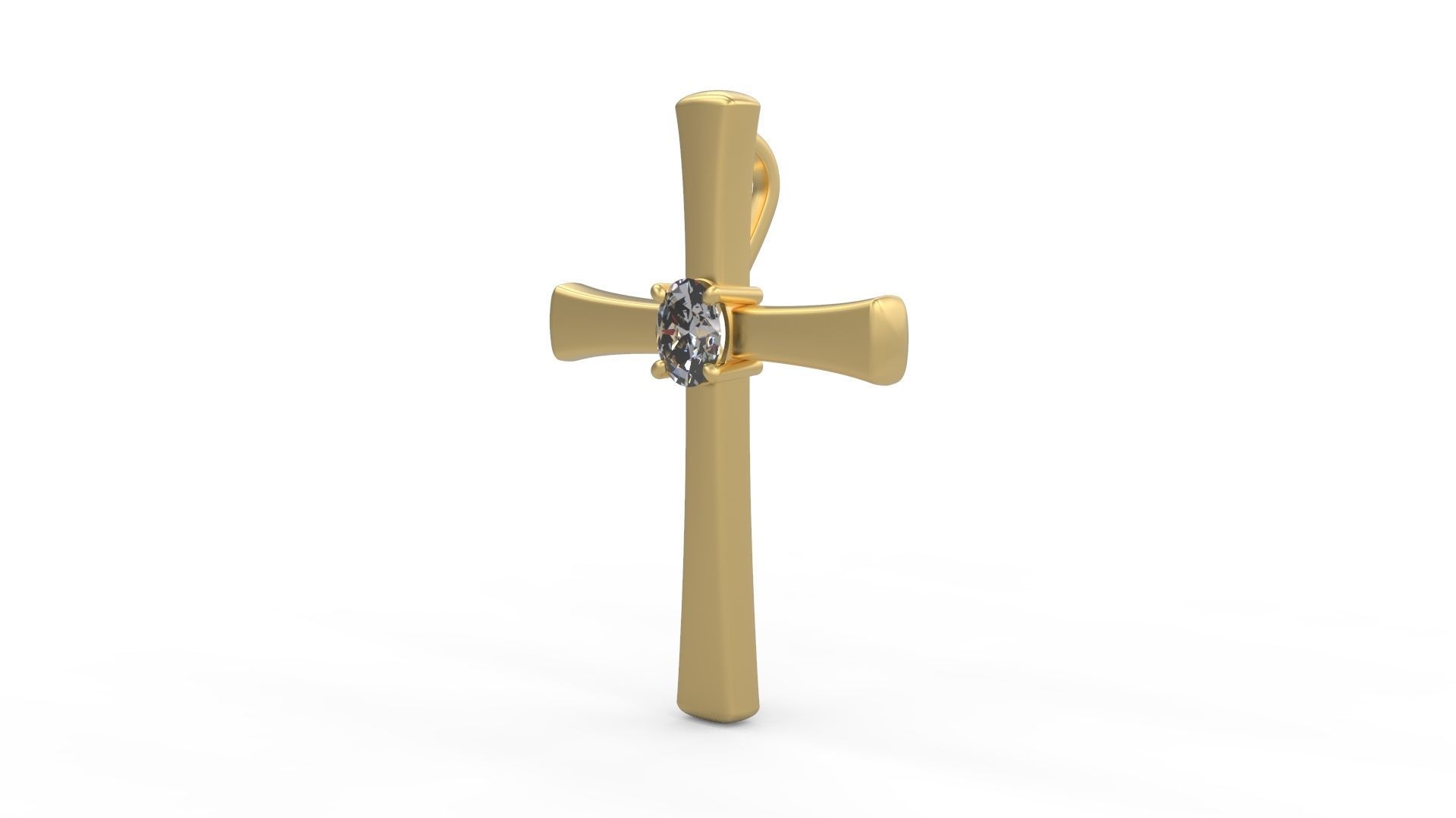 Cross Pendant 39 3D print model_1