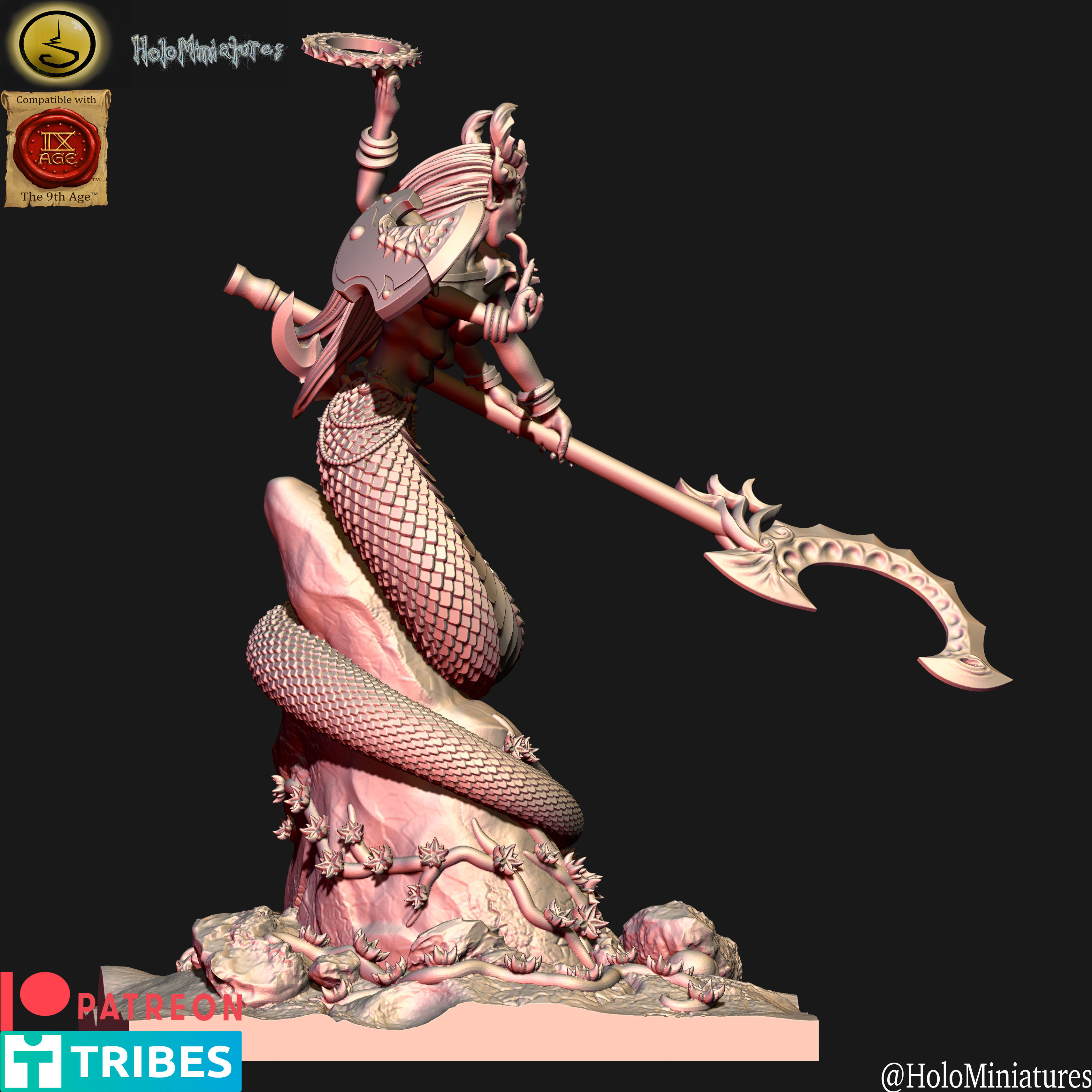Daemons of Lust fiend unit 3D print model_7