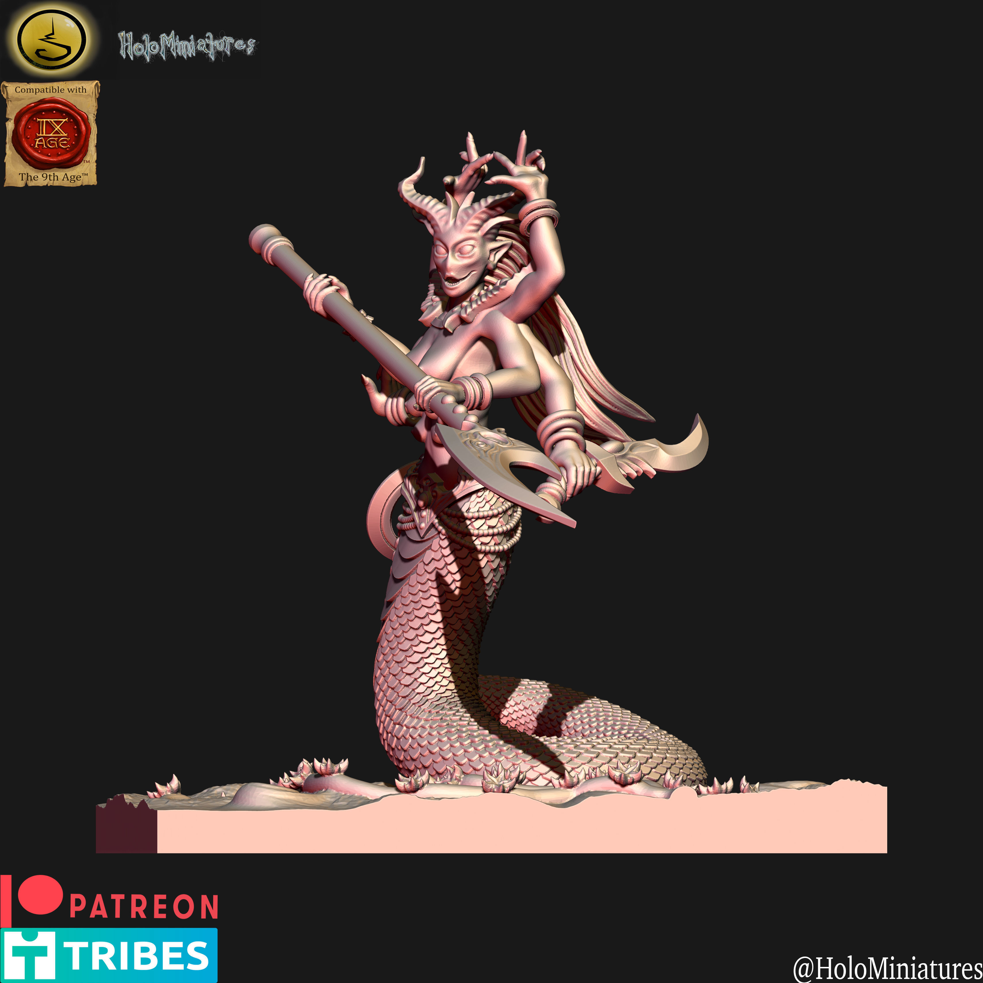 Daemons of Lust fiend unit 3D print model_6