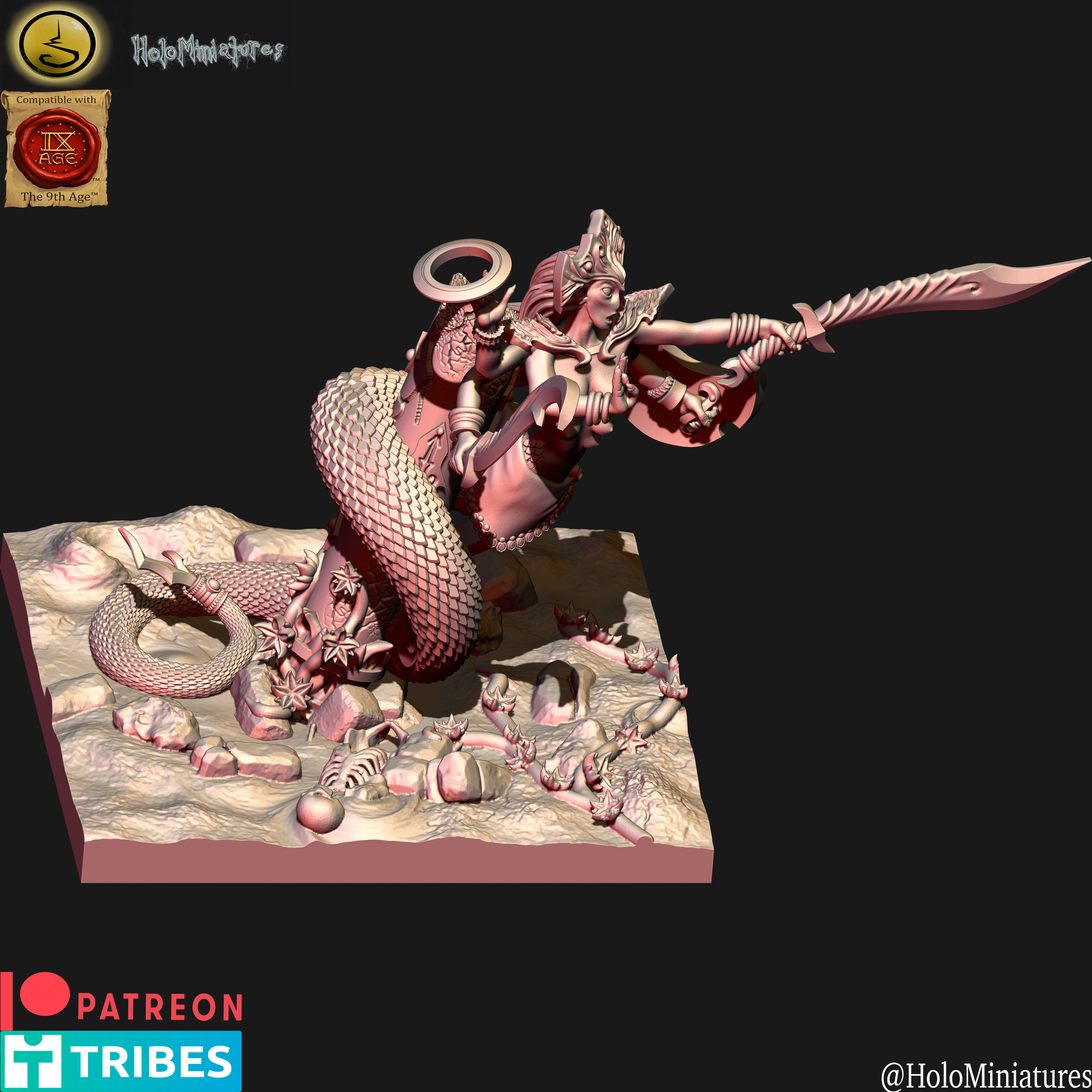 Daemons of Lust fiend unit 3D print model_5